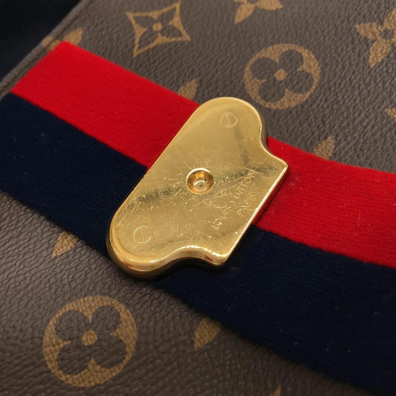 LOUIS VUITTON M43778 手提包 Monogram 黑色 Monogram 中古品A - 縮圖 5