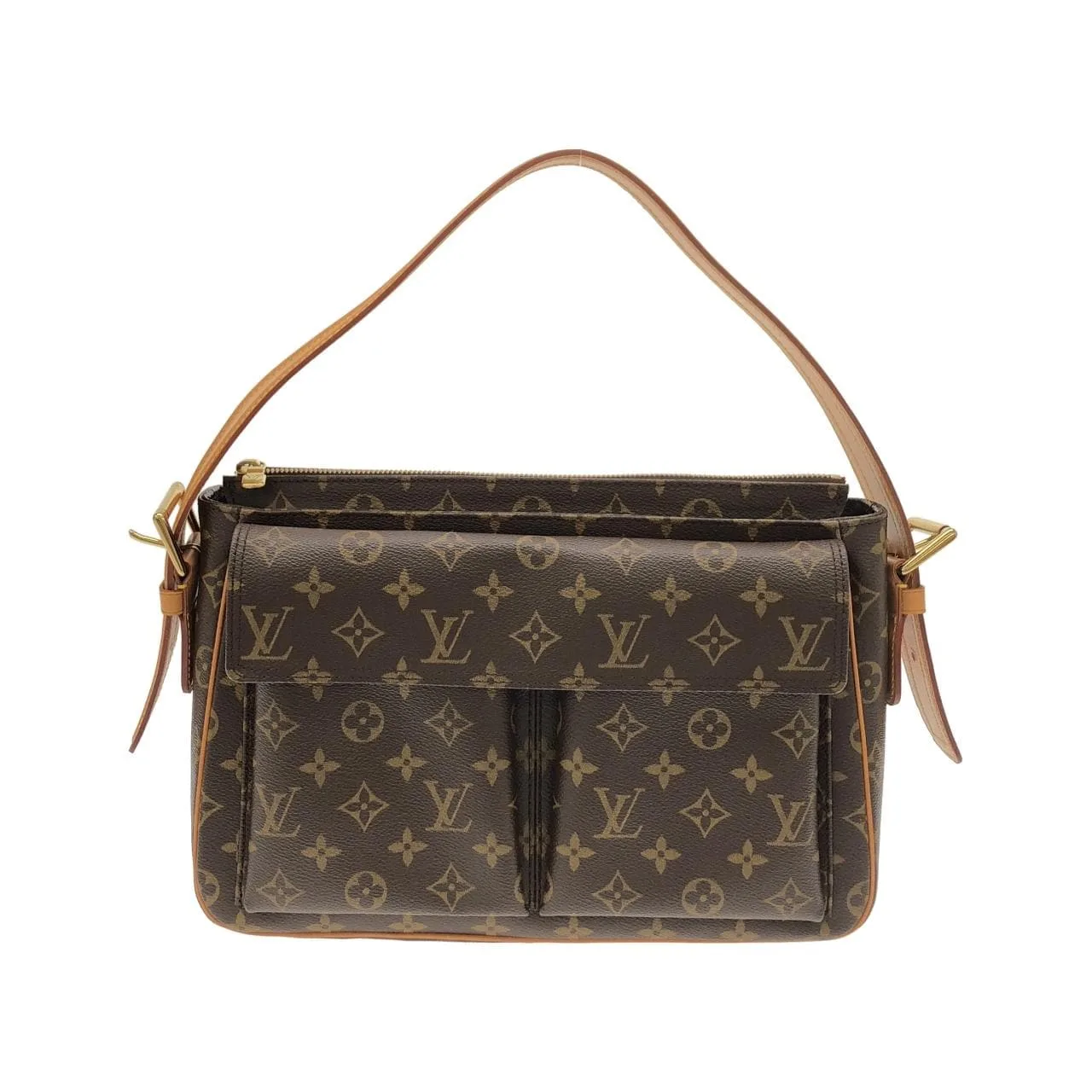 LOUIS VUITTON Viva Cité M51163 肩背包 Monogram Black