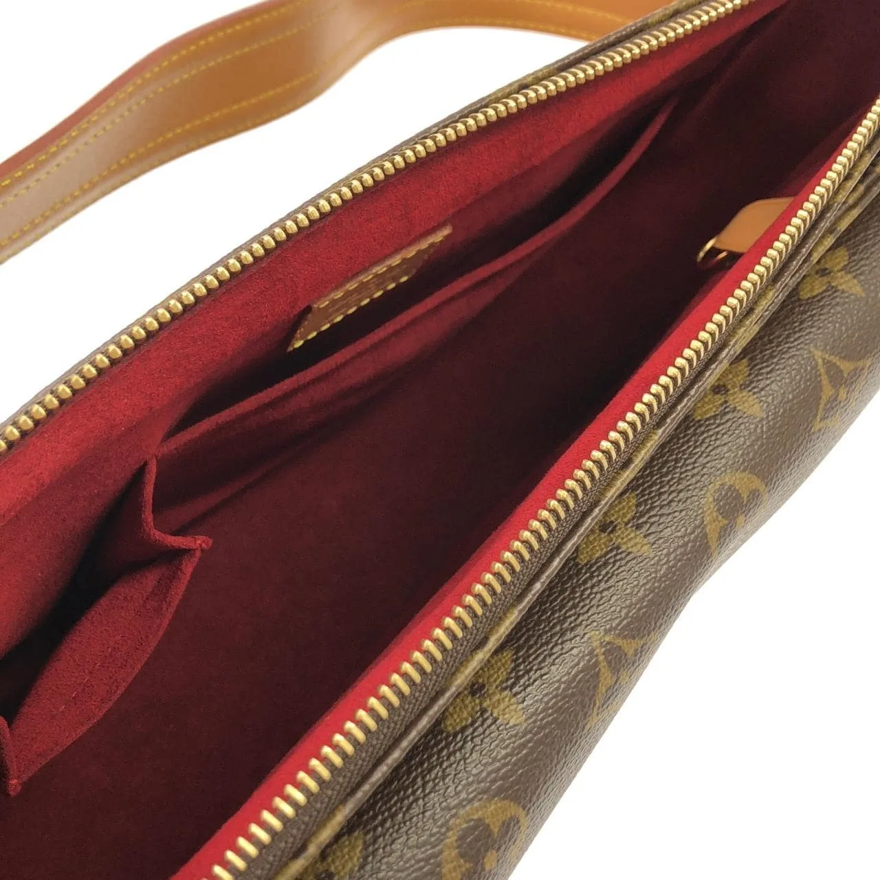 LOUIS VUITTON Viva Cité M51163 肩背包 Monogram 黑色 Monogram 中古品A - 縮圖 7