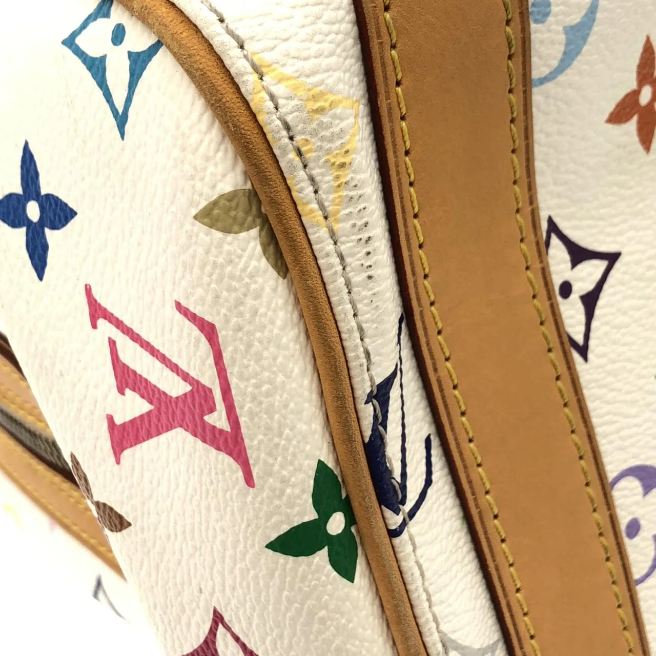 LOUIS VUITTON M40096 手提包 帆布 Multicolor 帆布 中古品A - 縮圖 3