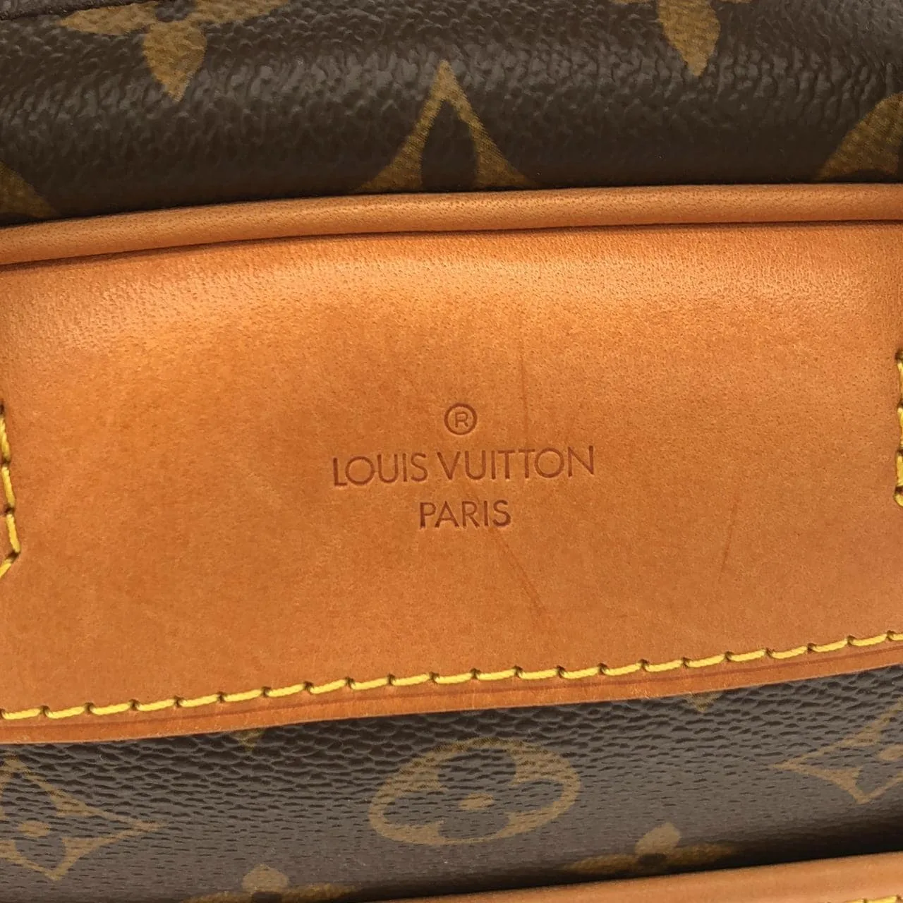 LOUIS VUITTON M42228 手提包 Monogram 黑色 Monogram 中古品A - 縮圖 5