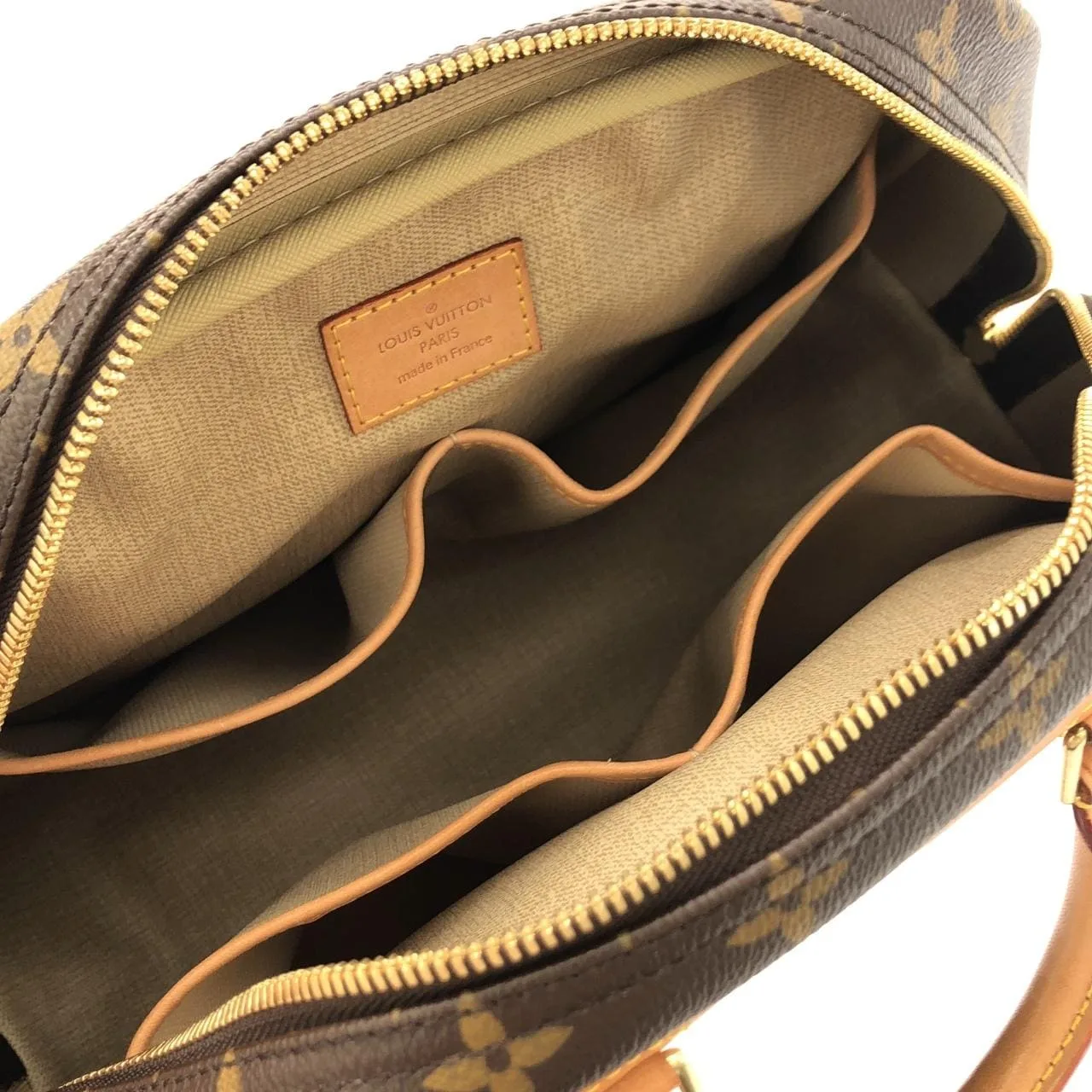 LOUIS VUITTON M42228 手提包 Monogram 黑色 Monogram 中古品A - 縮圖 8