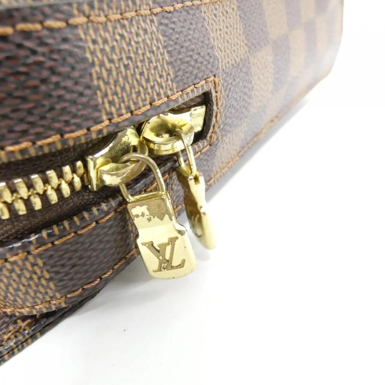 LOUIS VUITTON N51994 Shoulder Damier 黑色 Damier 中古品B - 縮圖 4