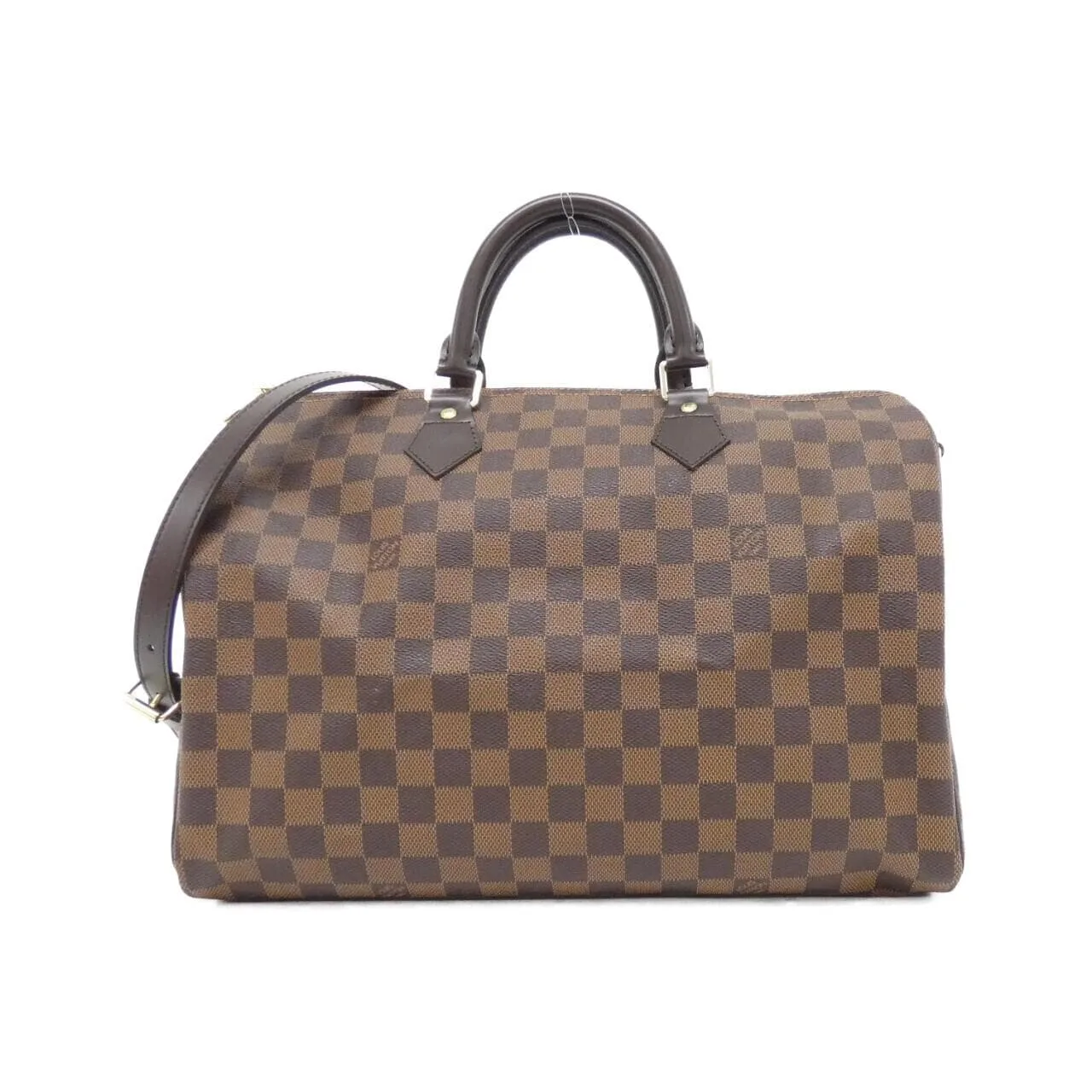 LOUIS VUITTON Speedy N41182 Boston Damier Black