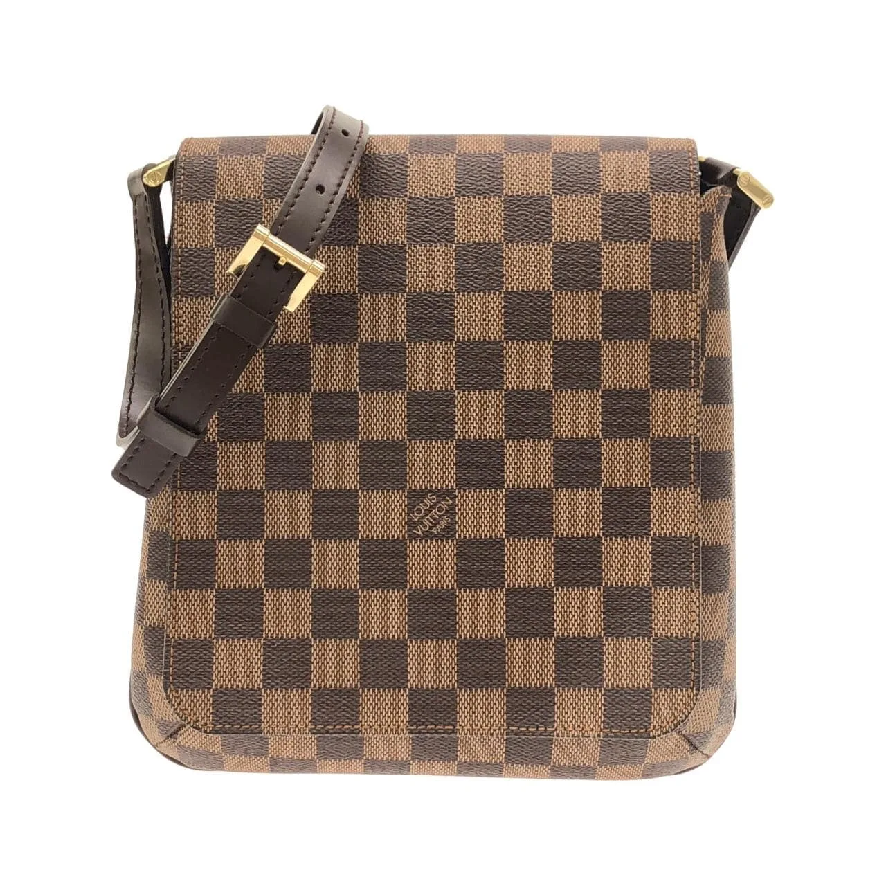 LOUIS VUITTON Musette N51260 Shoulder Damier Black