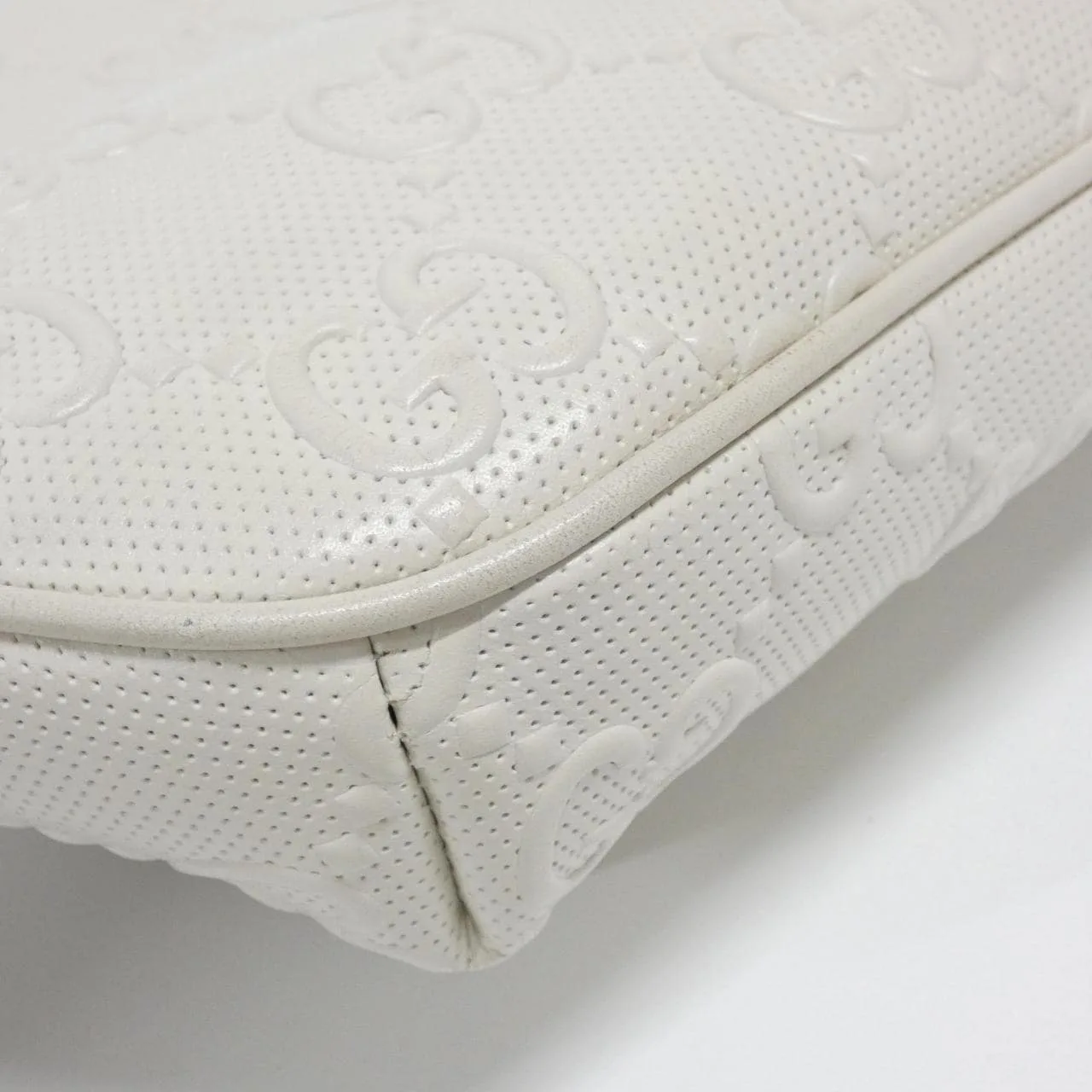 GUCCI 645093 1W3CN 腰包 皮革 黑色 皮革 中古品A - 縮圖 3