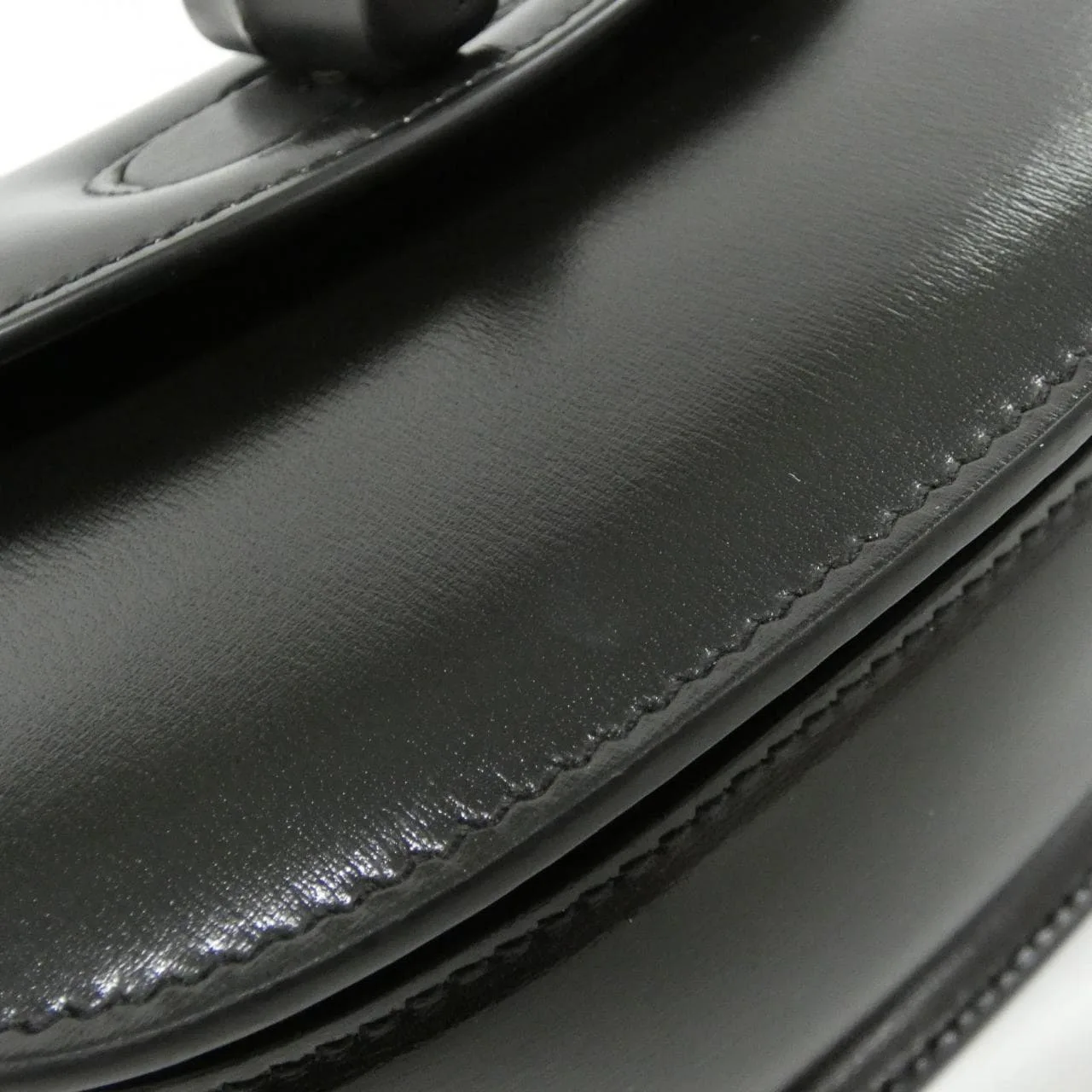 GUCCI 686864 10ODP 手提包 皮革 黑色 皮革 中古品A - 縮圖 3