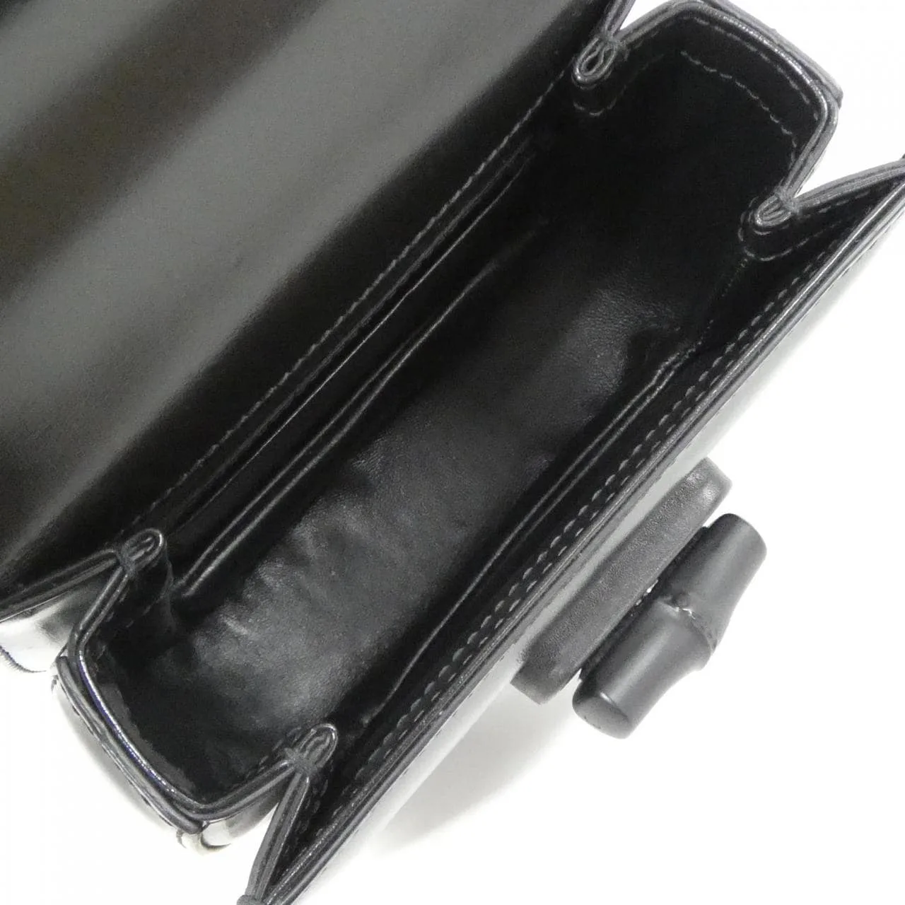 GUCCI 686864 10ODP 手提包 皮革 黑色 皮革 中古品A - 縮圖 10