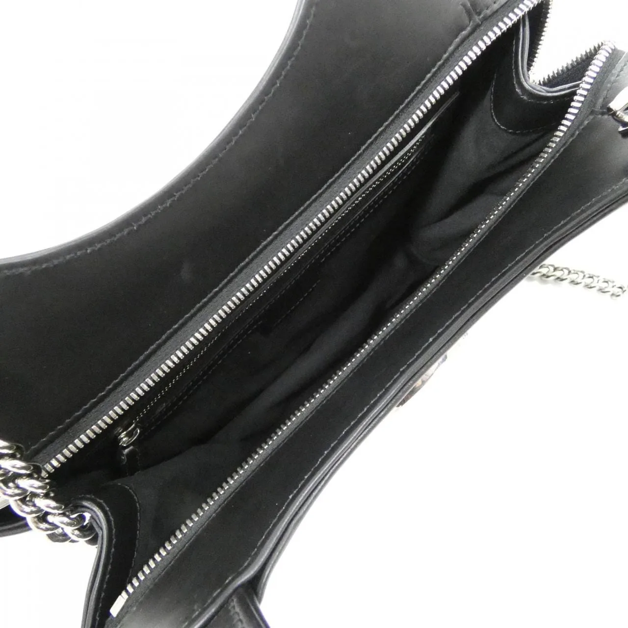 GUCCI 745918 AABSG 手提包 皮革 黑色 皮革 中古品A - 縮圖 9