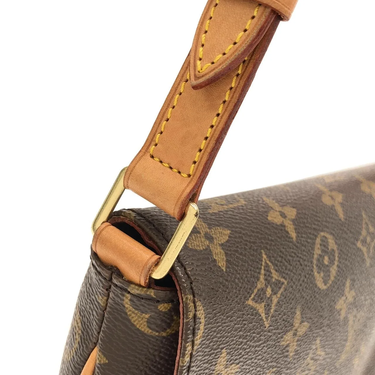 LOUIS VUITTON Musette M51257 Shoulder Monogram 黑色 Monogram 中古品A - 縮圖 4