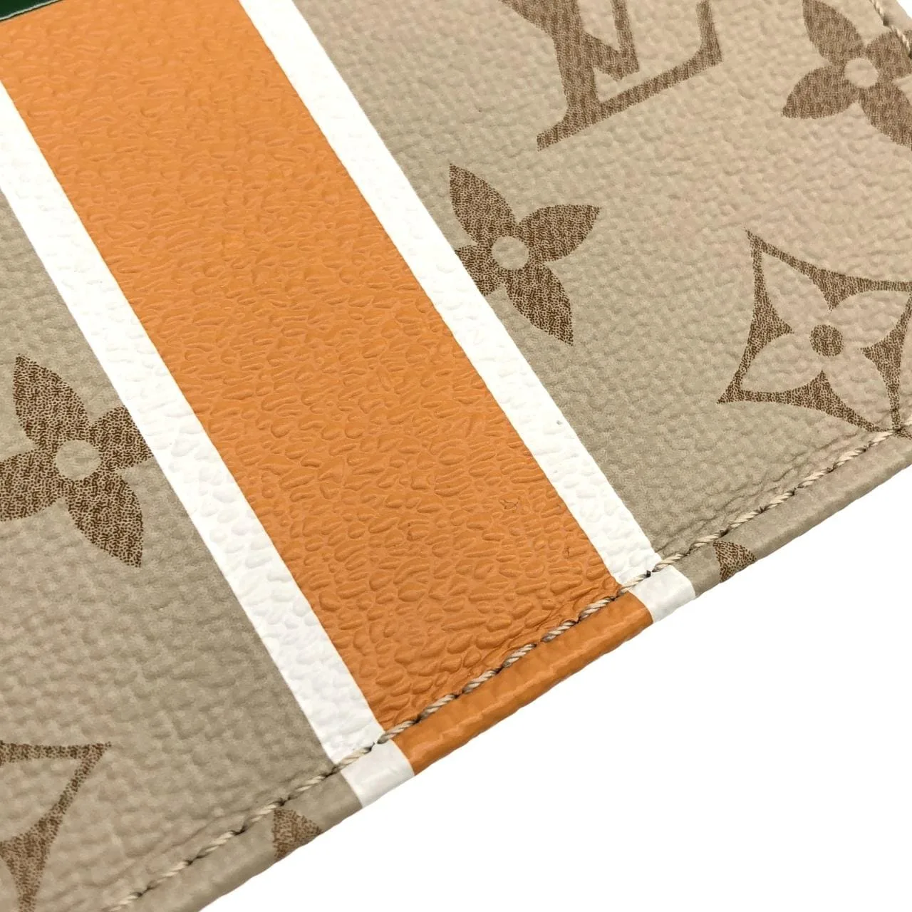 LOUIS VUITTON M23615 Handbag Canvas 米色 帆布 中古品A - 縮圖 4