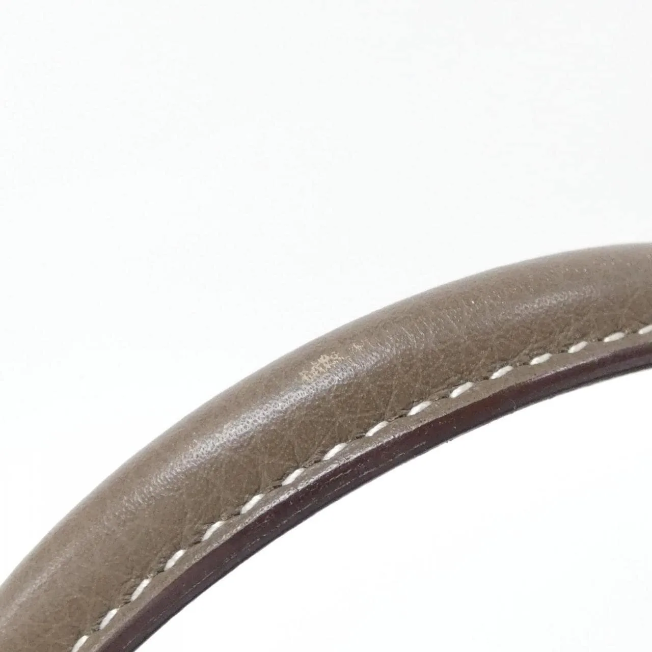 HERMES Bolide 073419CK Handbag Clemence Etoupe Clemence Leather Rank A - Thumbnail 5