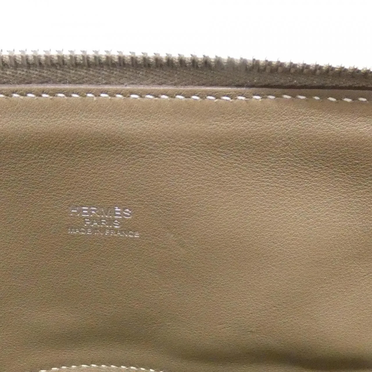 HERMES Bolide 073419CK Handbag Clemence Etoupe Clemence Leather Rank A - Thumbnail 7