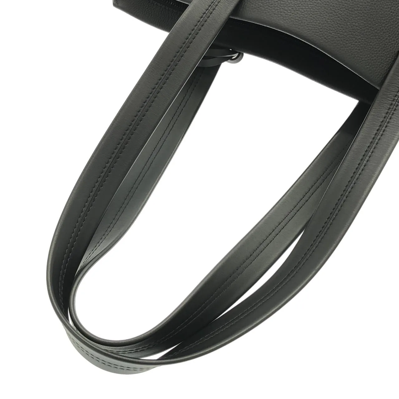 LOUIS VUITTON M57308 Tote Lambskin 黑色 羊皮 中古品A - 縮圖 7