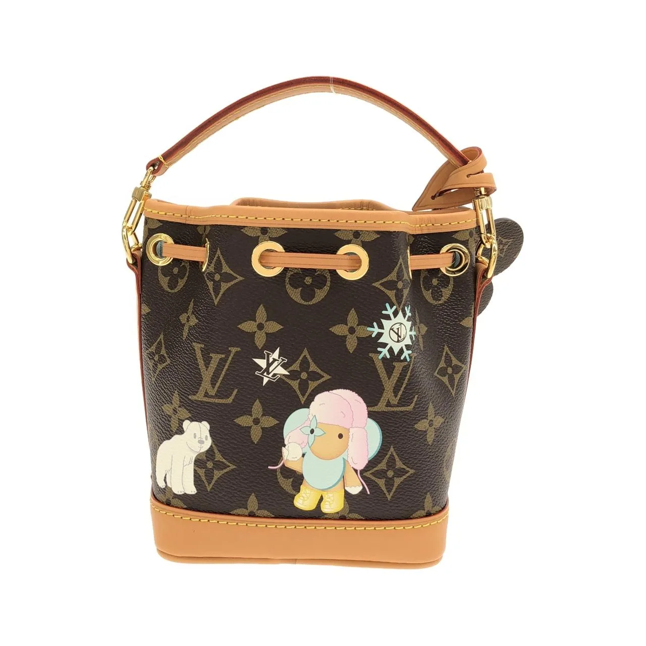LOUIS VUITTON M12221 Shoulder Monogram 黑色 Monogram 中古品A - 縮圖 2