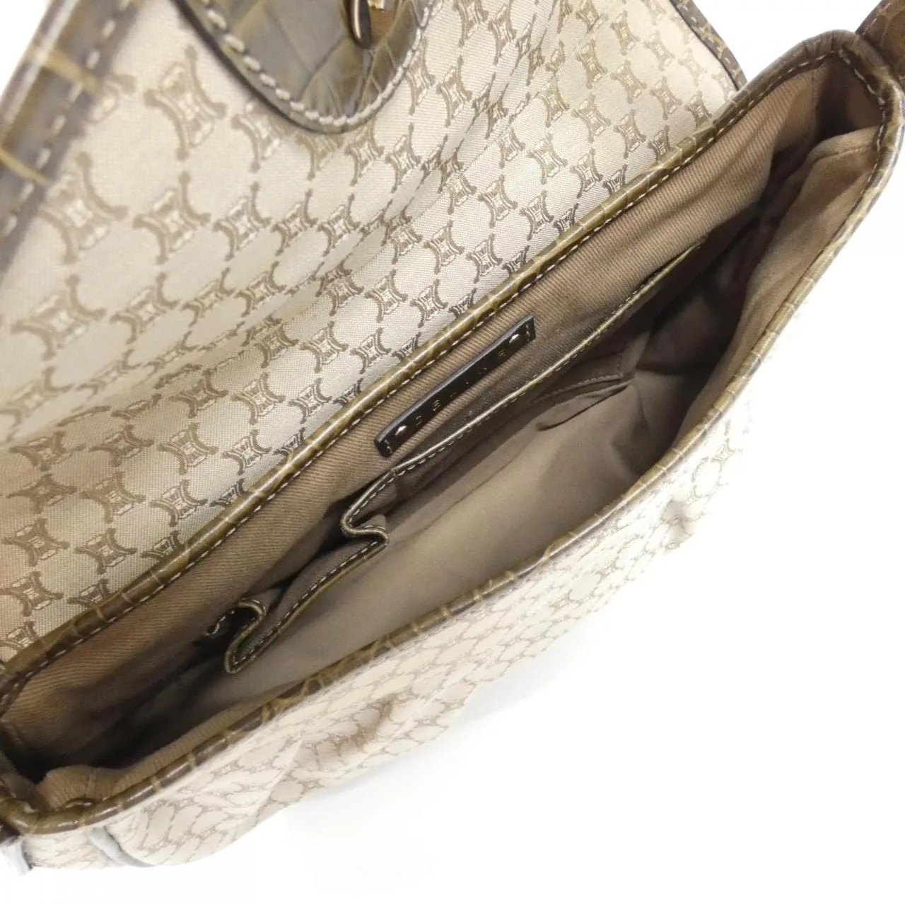 CELINE Shoulder Canvas