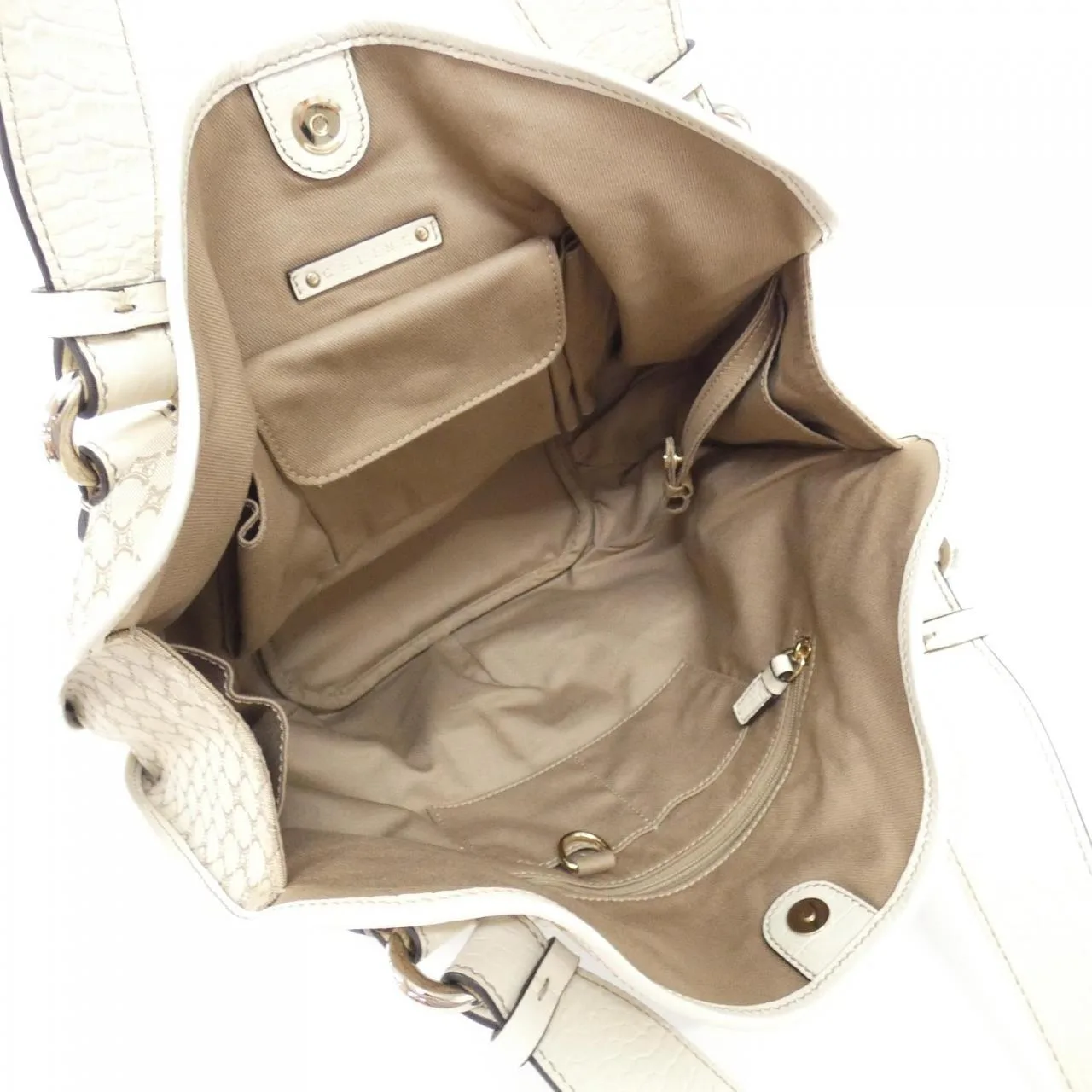 CELINE 160662BUN Shoulder Canvas