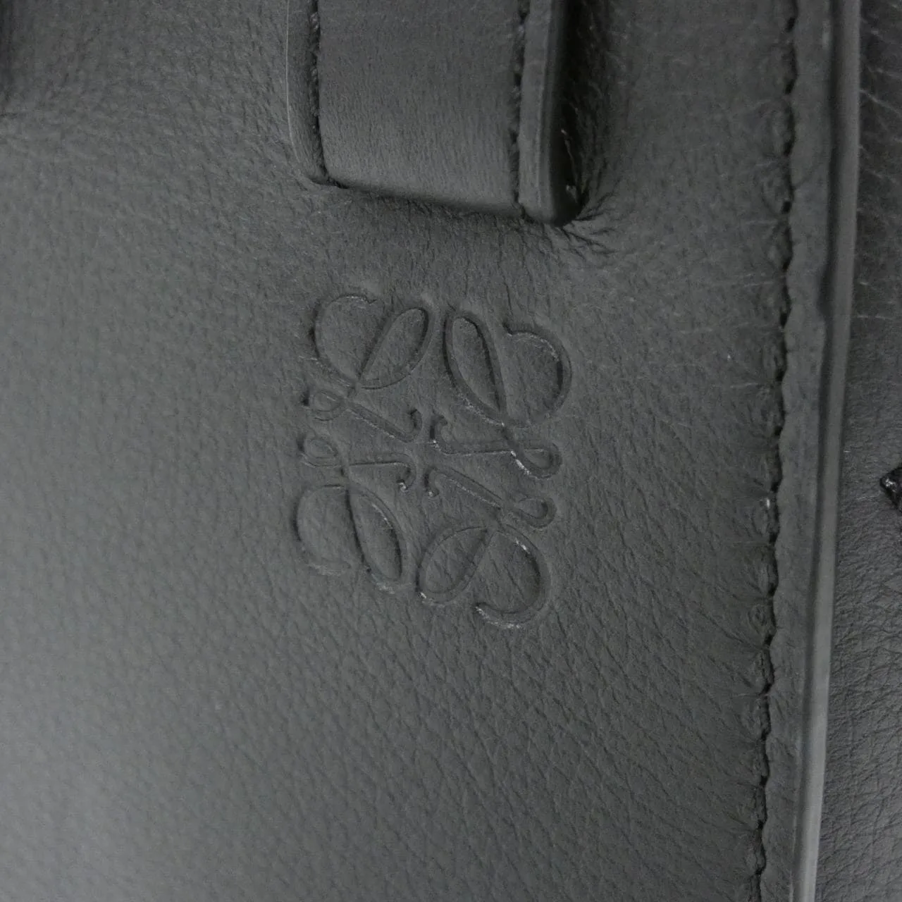 LOEWE Hammock A538H13X10 肩背包 黑色 中古品A - 縮圖 4