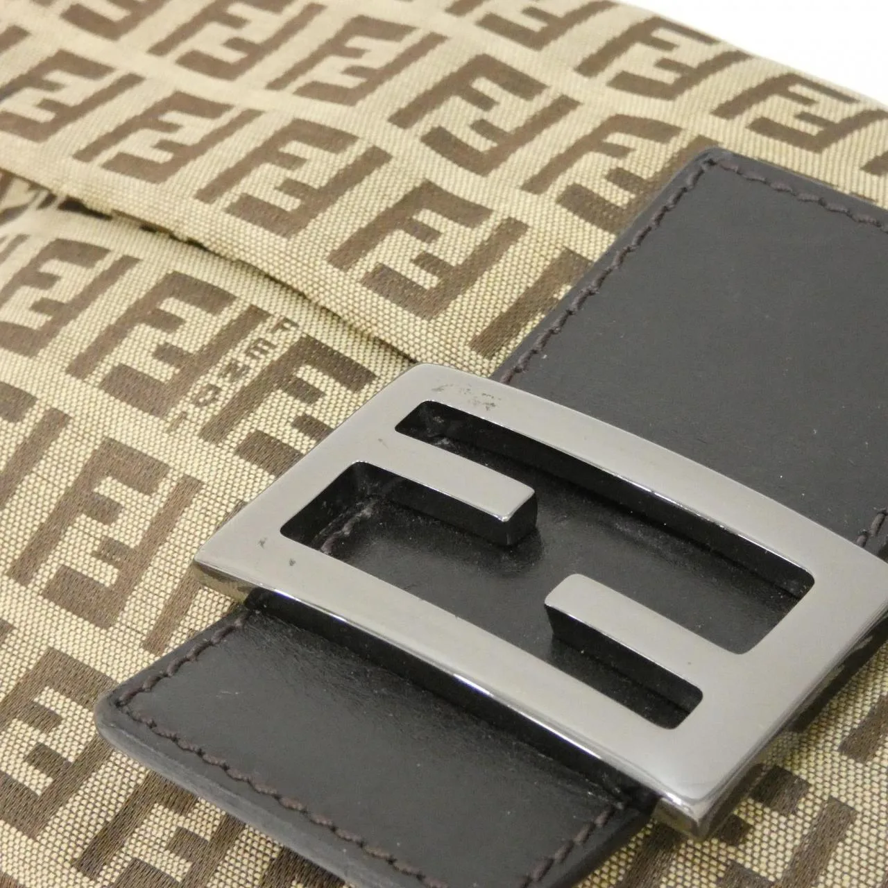 FENDI Baguette 8BR000 NY1 Shoulder Canvas 4