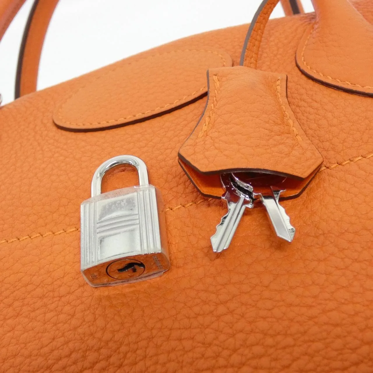 HERMES Bolide 073419CK Handbag Clemence Black Clemence Leather Rank A - Thumbnail 4