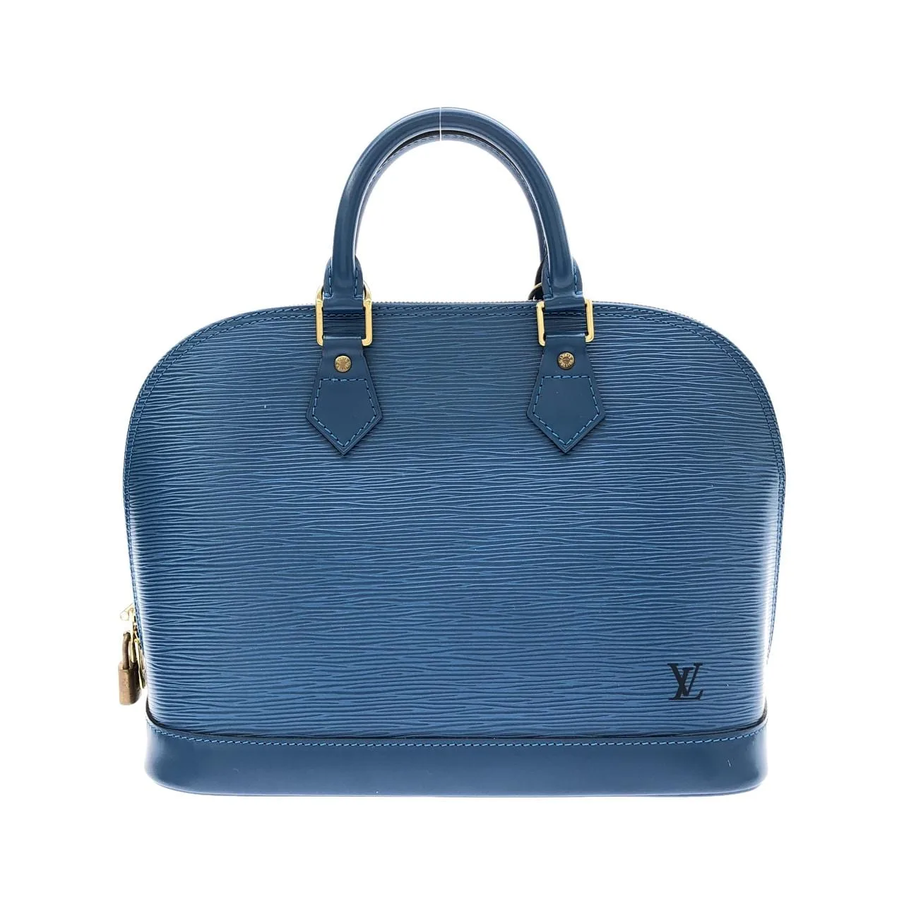 LOUIS VUITTON Alma M52145 Handbag Epi Blue