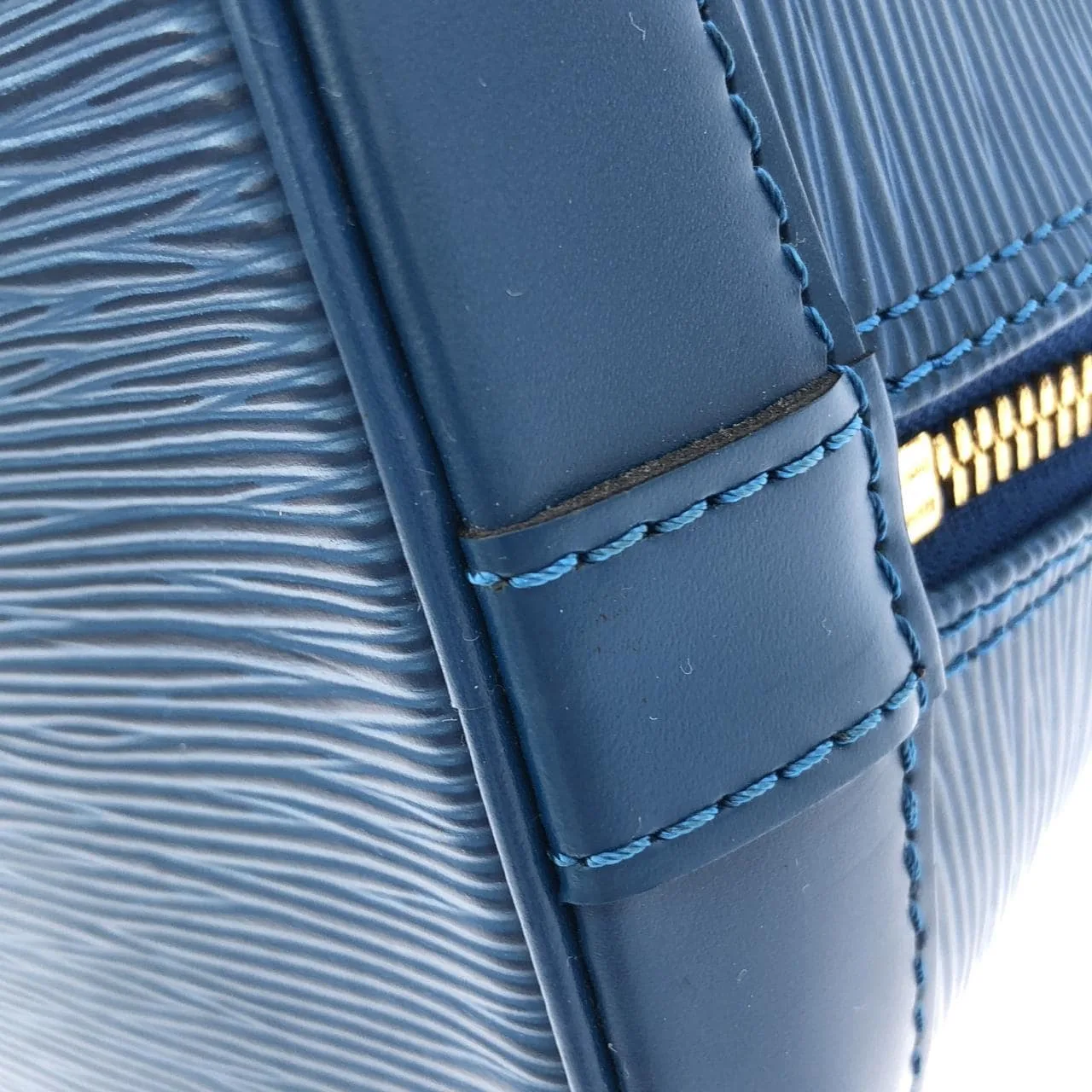 LOUIS VUITTON Alma M52145 Handbag Epi Blue Epi Rank A - Thumbnail 5