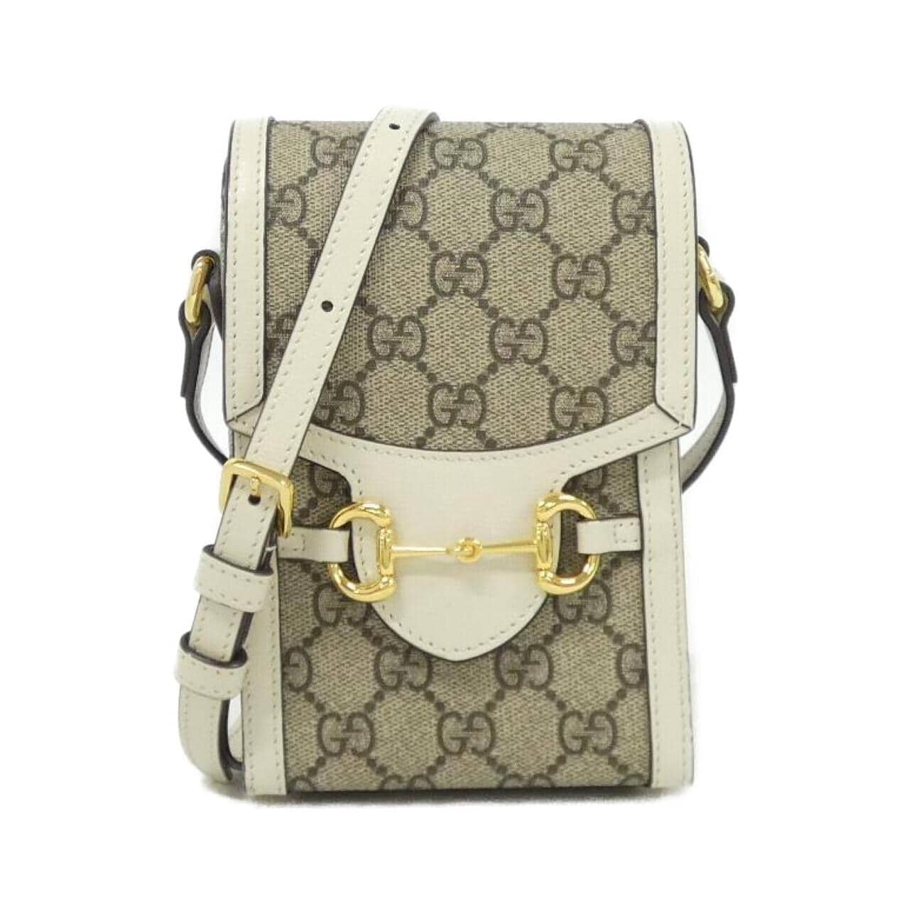 GUCCI Horsebit 1955 625615 92TCG 肩背包 帆布