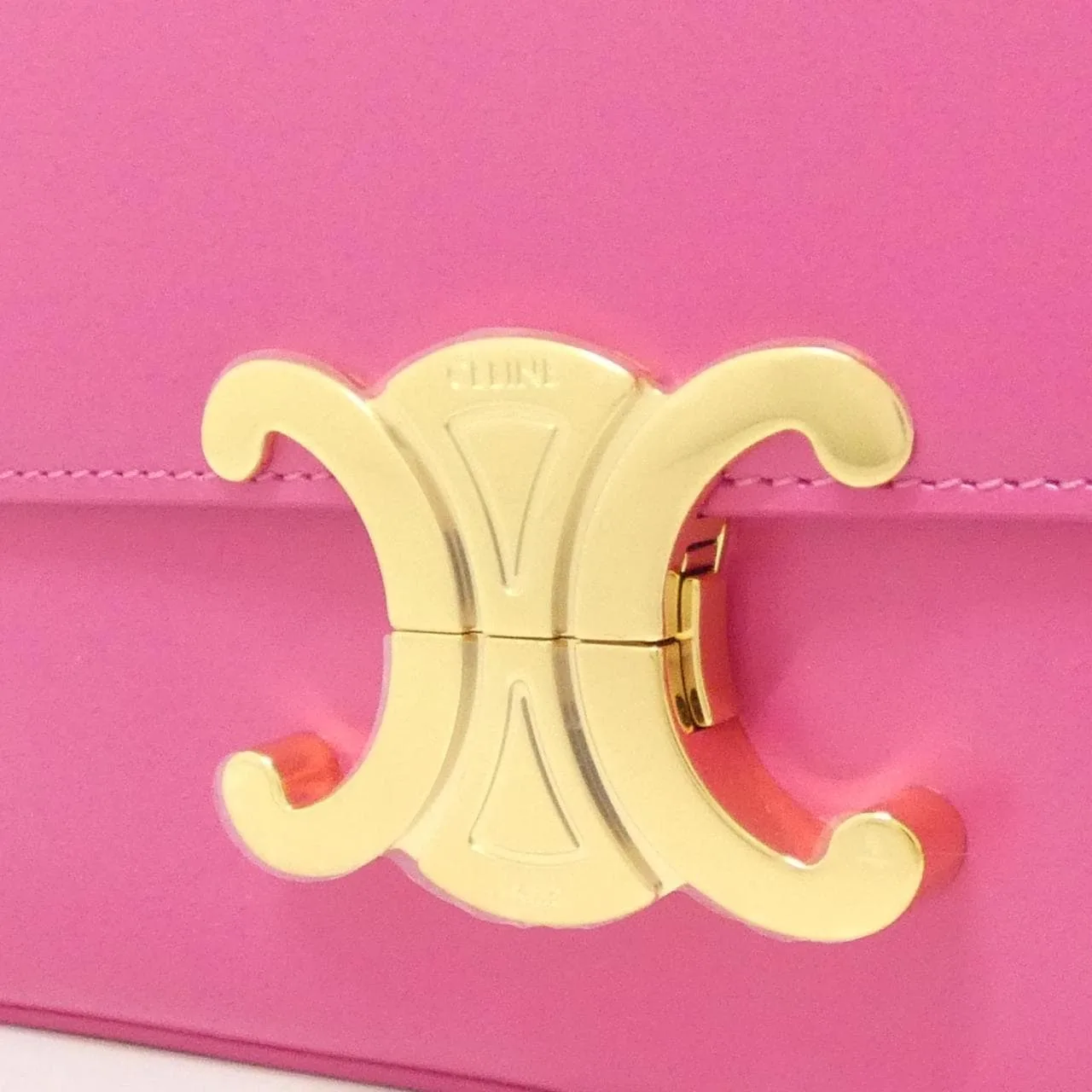 CELINE Triomphe 194143BF4 Shoulder 新品 - 縮圖 4