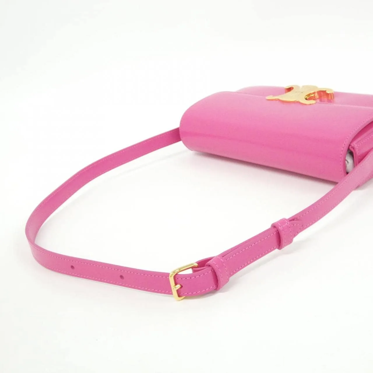 CELINE Triomphe 194143BF4 Shoulder 新品 - 縮圖 5