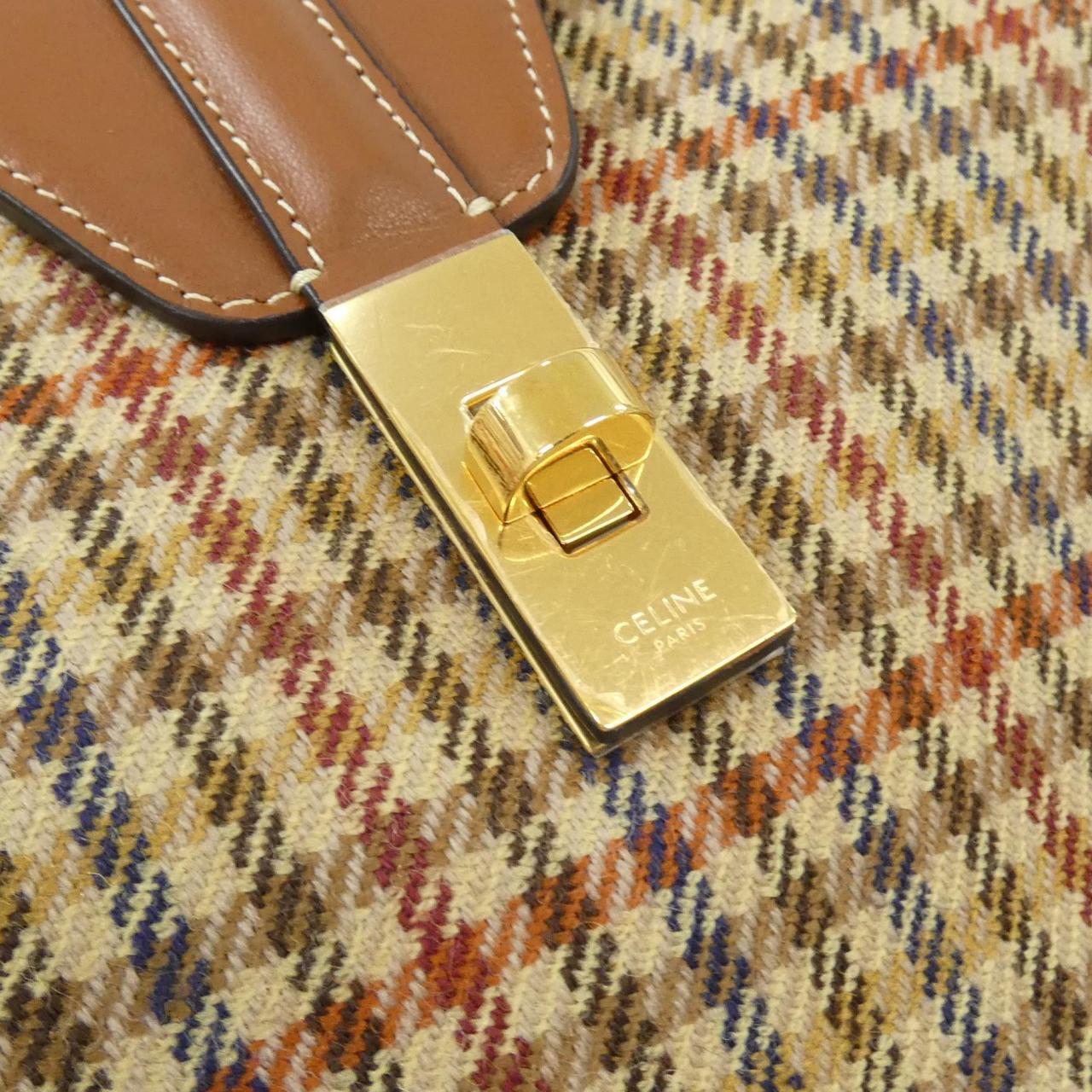 CELINE 195542EOM Shoulder Canvas 4