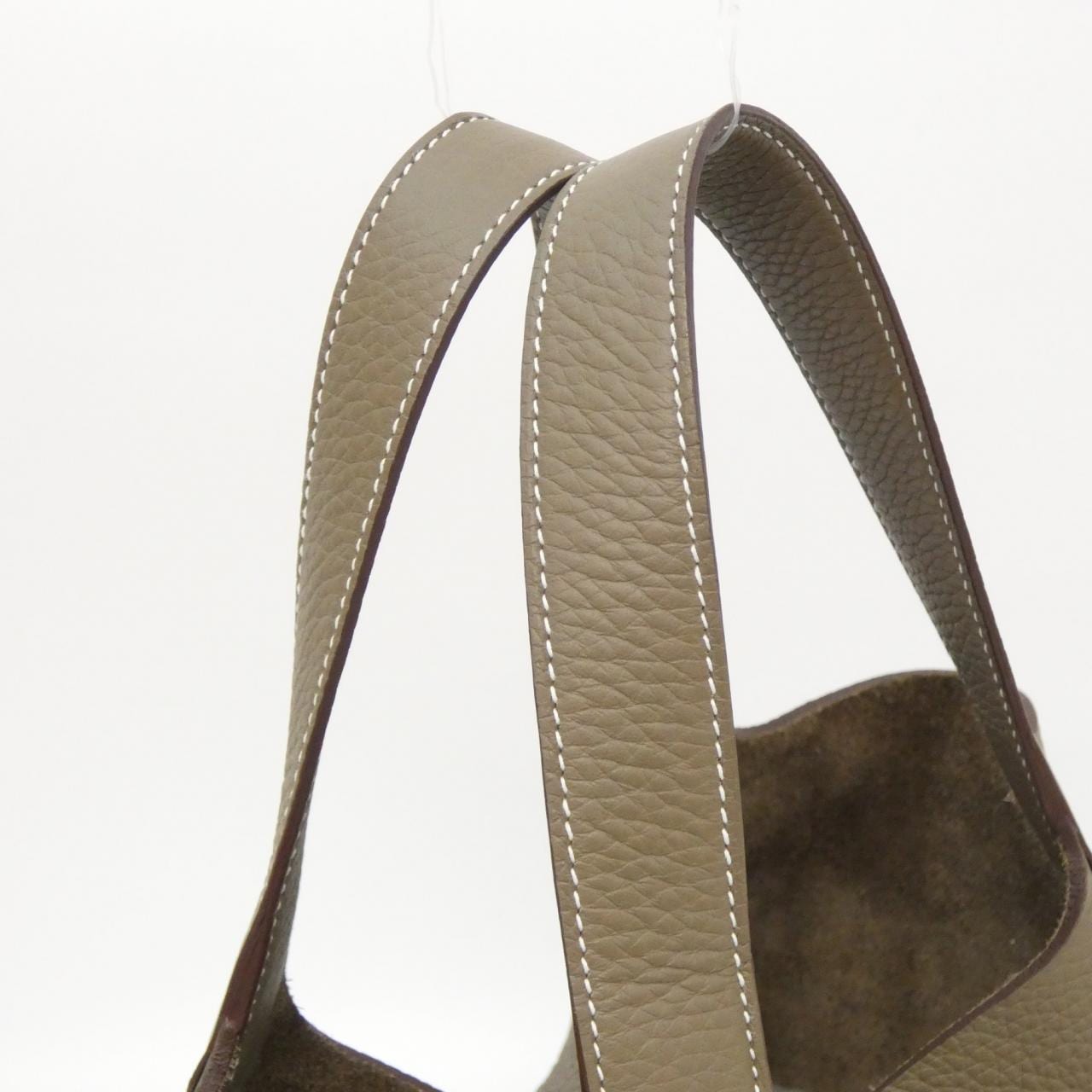 HERMES Picotin 060991CK Handbag Clemence 4