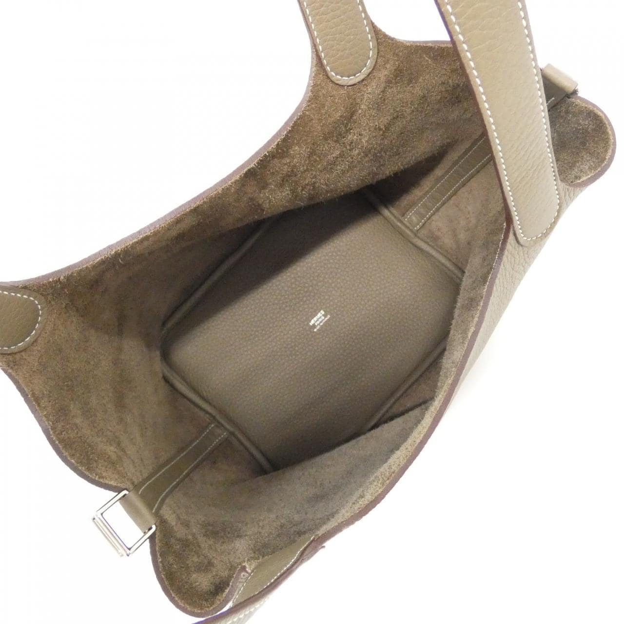 HERMES Picotin 060991CK Handbag Clemence 5