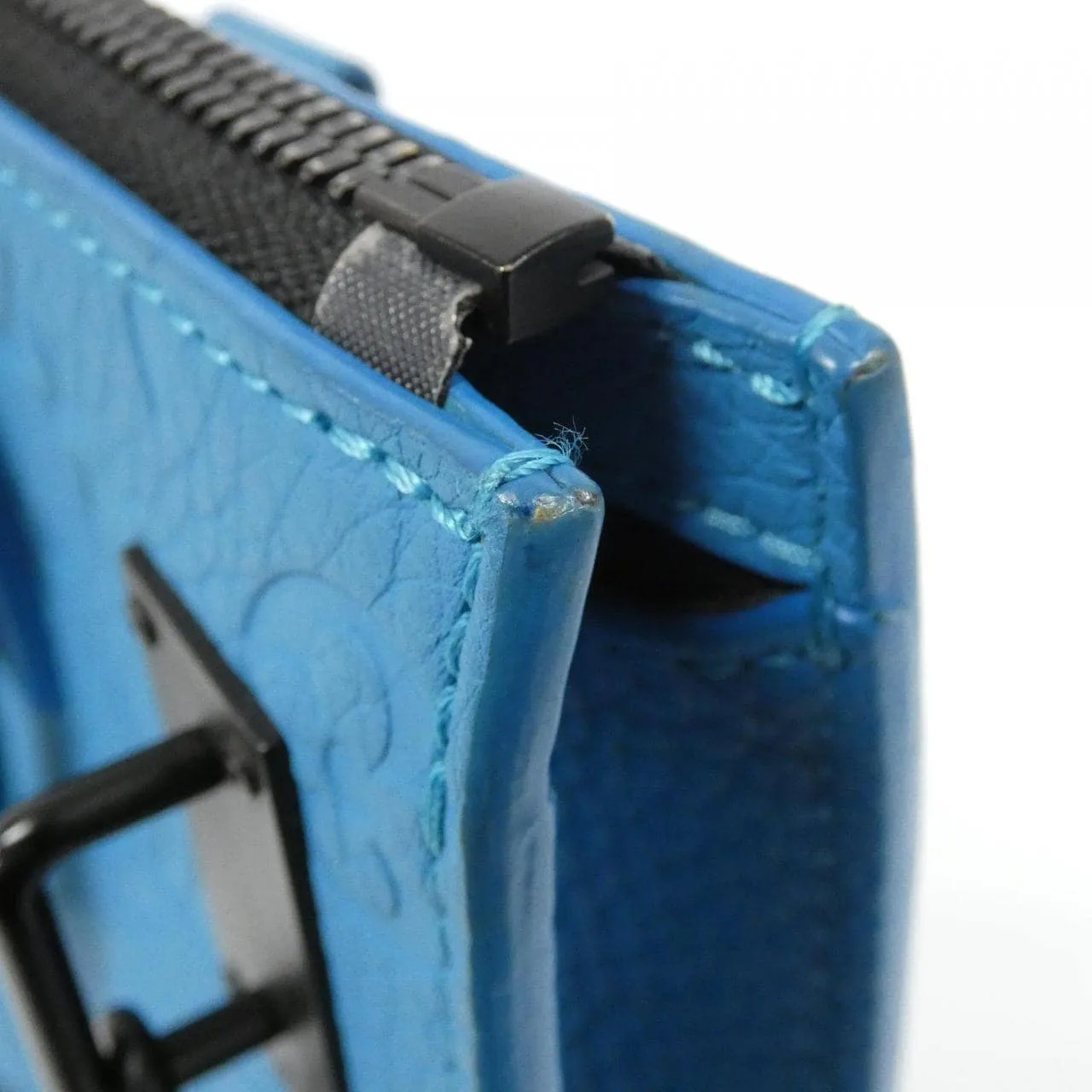 LOUIS VUITTON M55891 Handbag Monogram 黑色 Monogram 中古品A - 縮圖 4