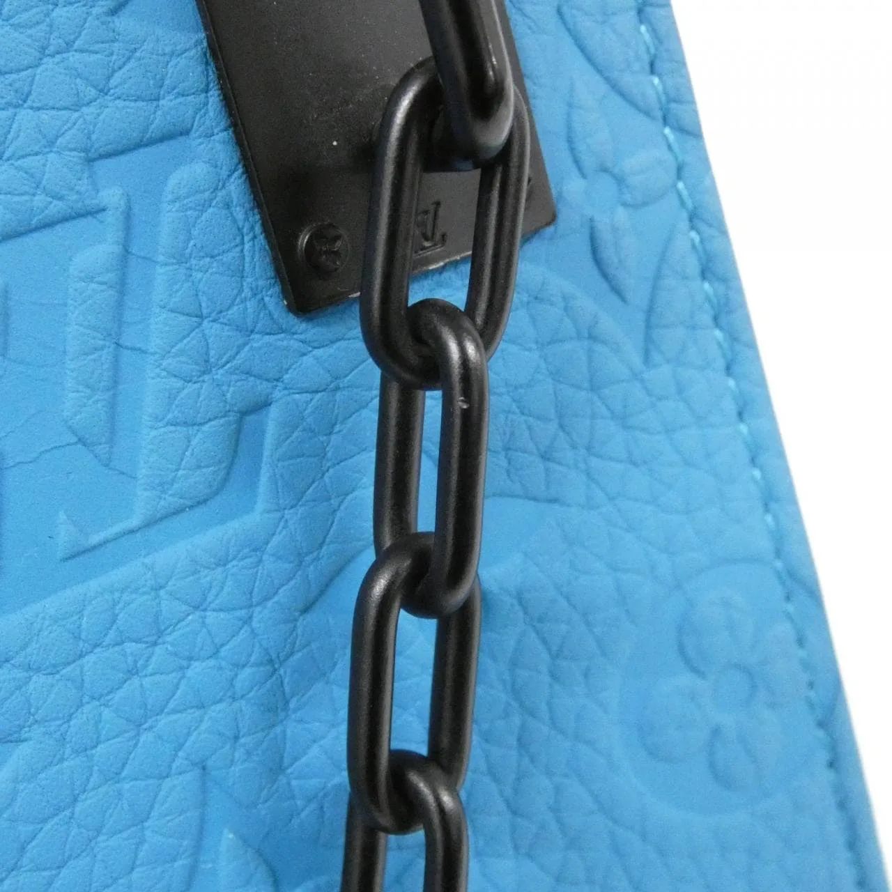 LOUIS VUITTON M55891 Handbag Monogram 黑色 Monogram 中古品A - 縮圖 5