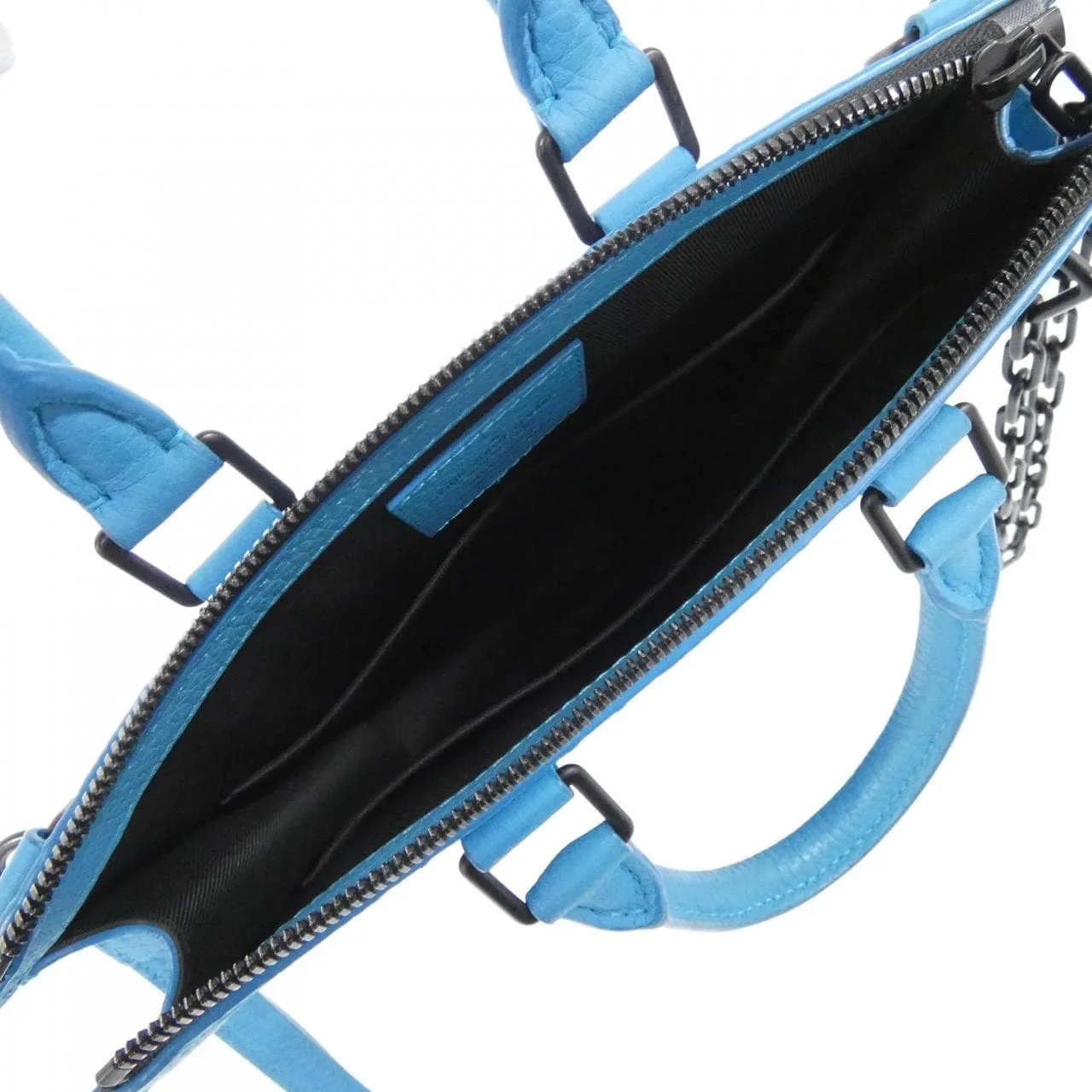 LOUIS VUITTON M55891 Handbag Monogram 黑色 Monogram 中古品A - 縮圖 8