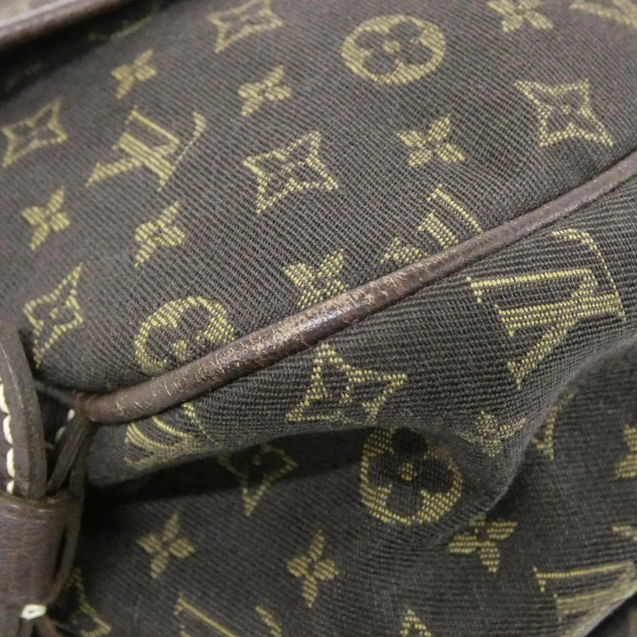 LOUIS VUITTON Saumur M95227 Shoulder Monogram 黑色 Monogram 中古品A - 縮圖 2