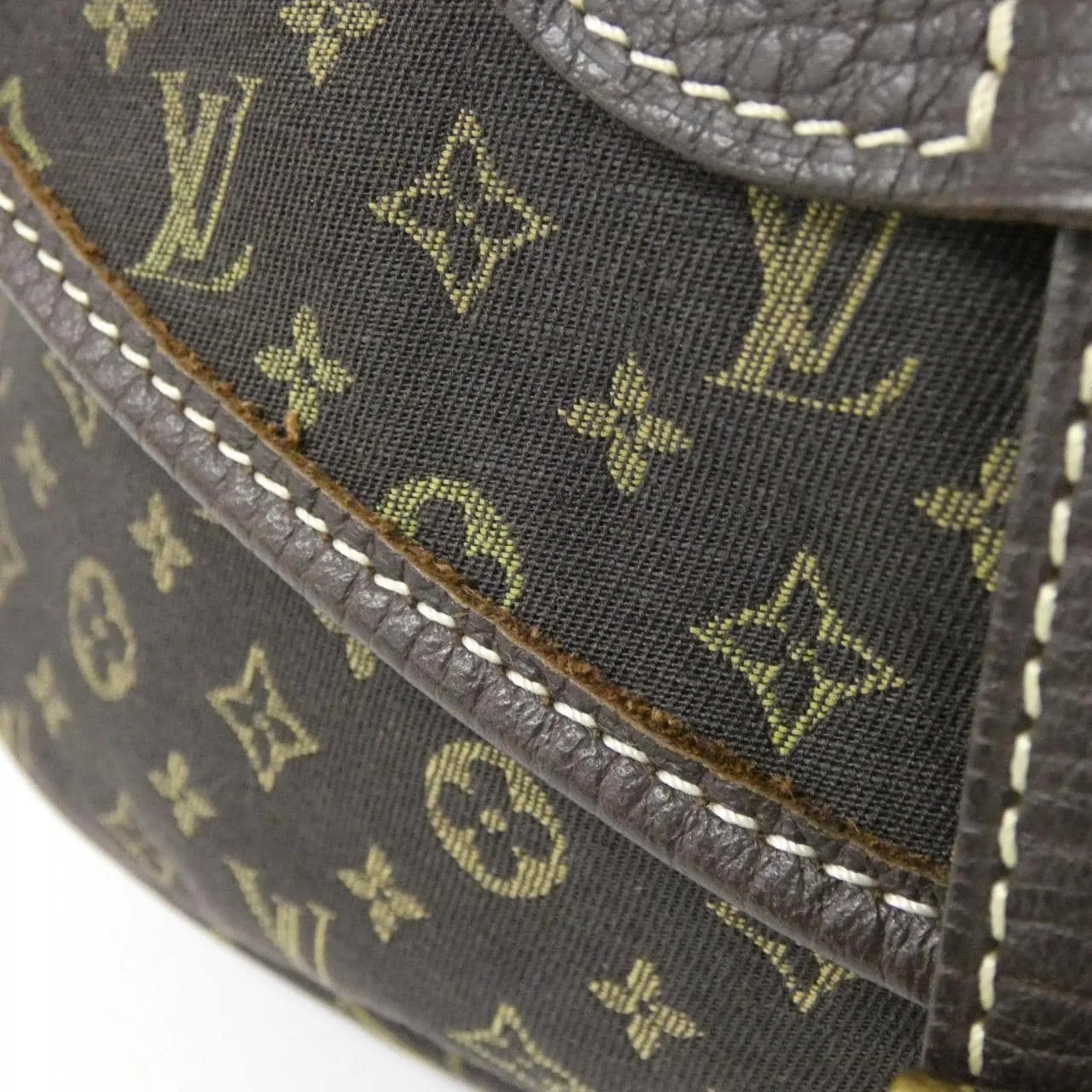 LOUIS VUITTON Saumur M95227 Shoulder Monogram 黑色 Monogram 中古品A - 縮圖 3