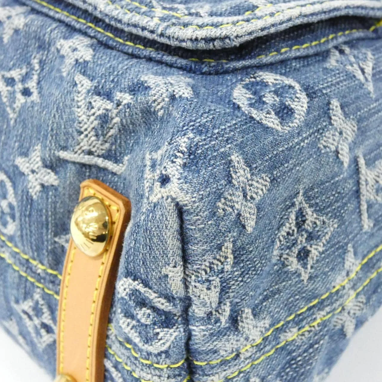 LOUIS VUITTON M95048 Shoulder Monogram 藍色 Monogram 中古品A - 縮圖 3