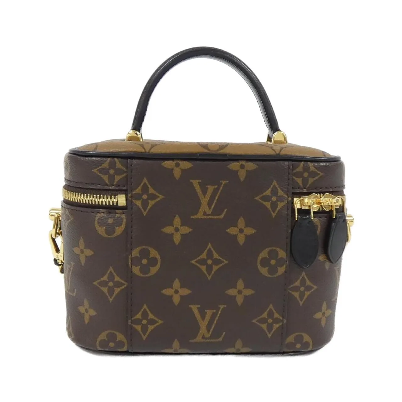 LOUIS VUITTON M45165 Handbag Monogram 黑色 Monogram 中古品A - 縮圖 2