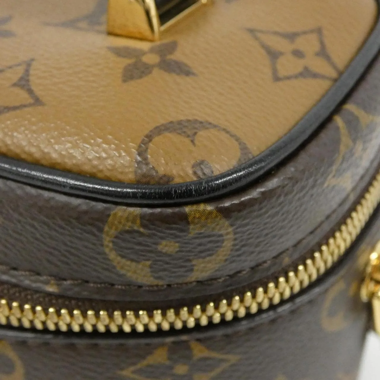 LOUIS VUITTON M45165 Handbag Monogram 黑色 Monogram 中古品A - 縮圖 4