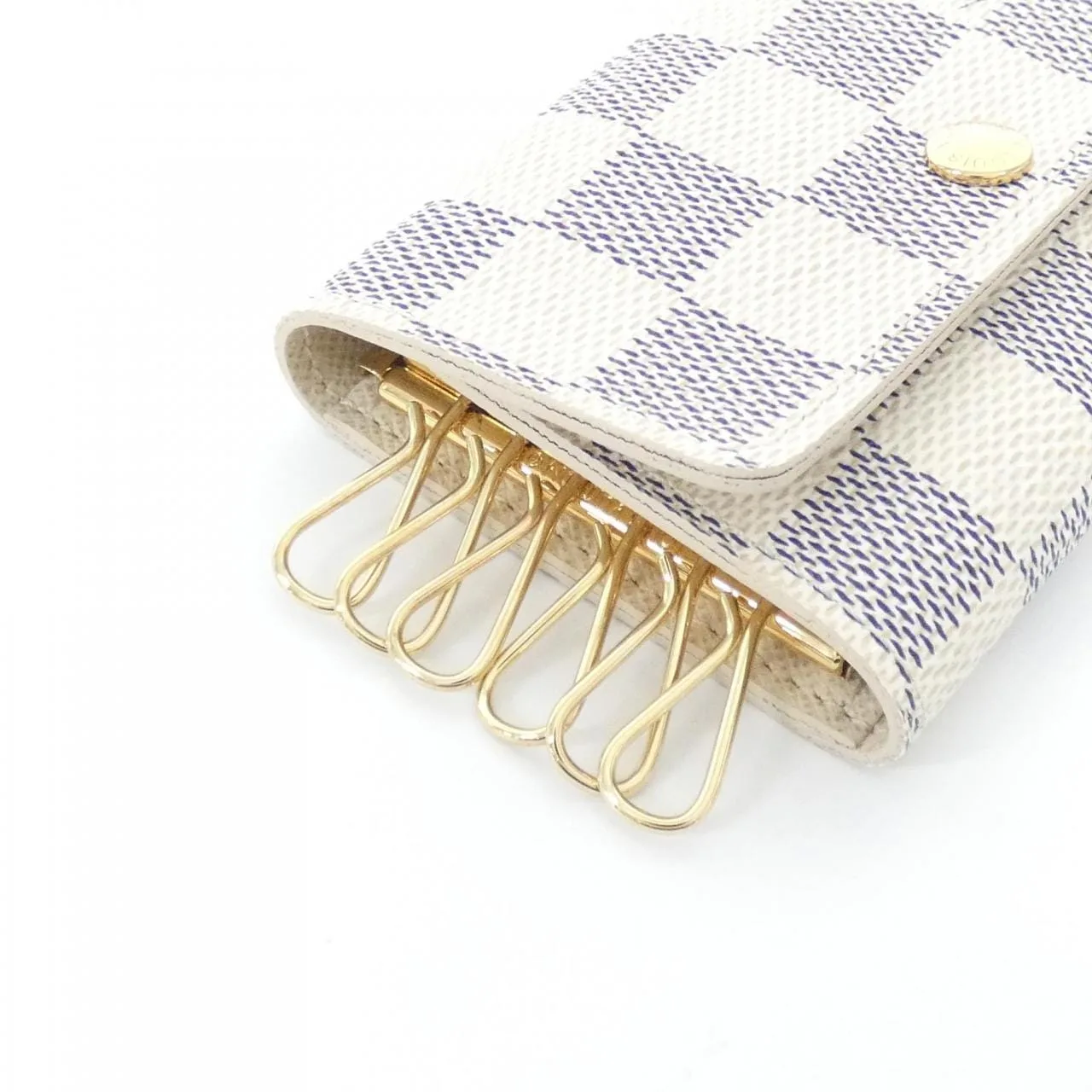 LOUIS VUITTON N61745 Key Case Damier Black Damier Rank A - Thumbnail 2