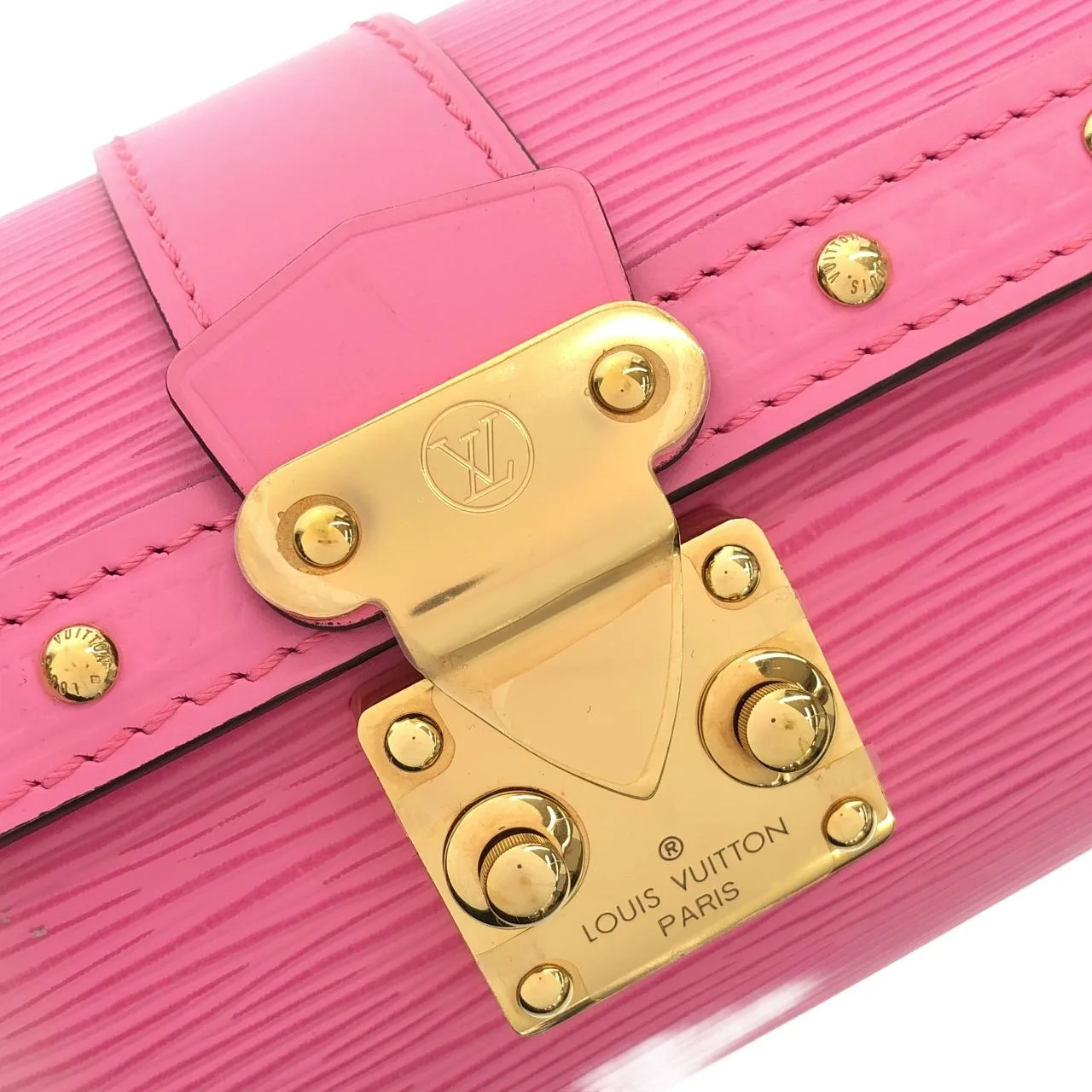 LOUIS VUITTON Papillon M58649 肩背包 Epi 黑色 Epi 中古品A - 縮圖 4