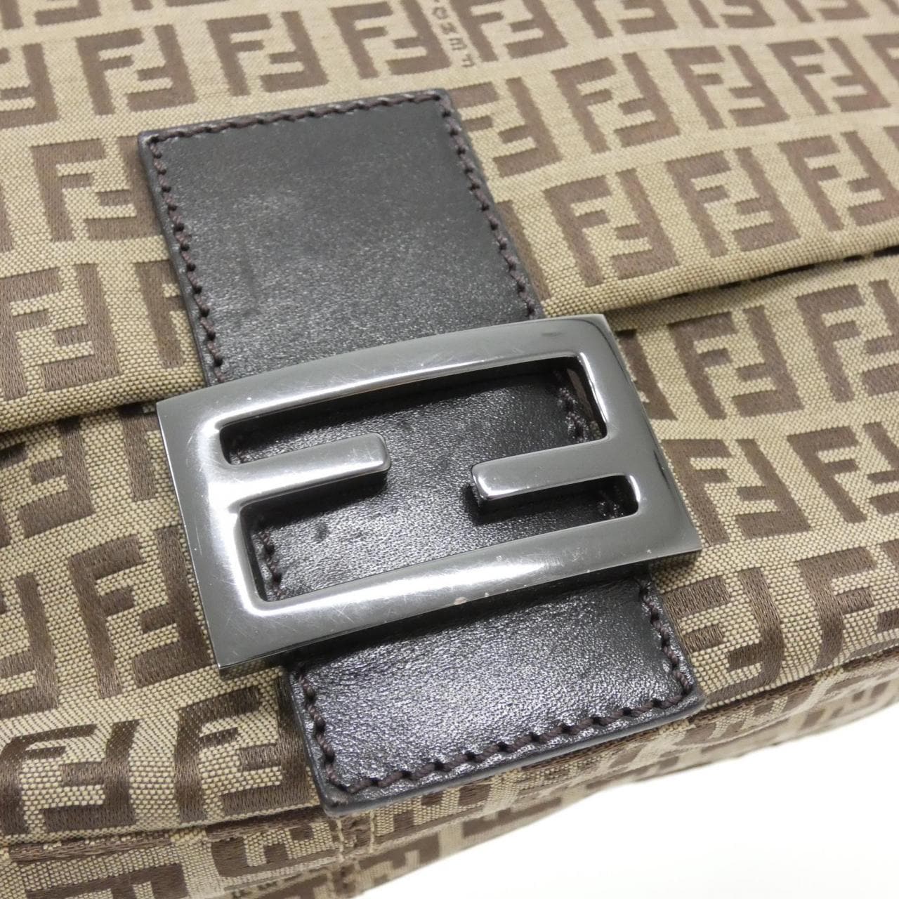 FENDI Baguette 8BR001 NY1 Shoulder Canvas 4