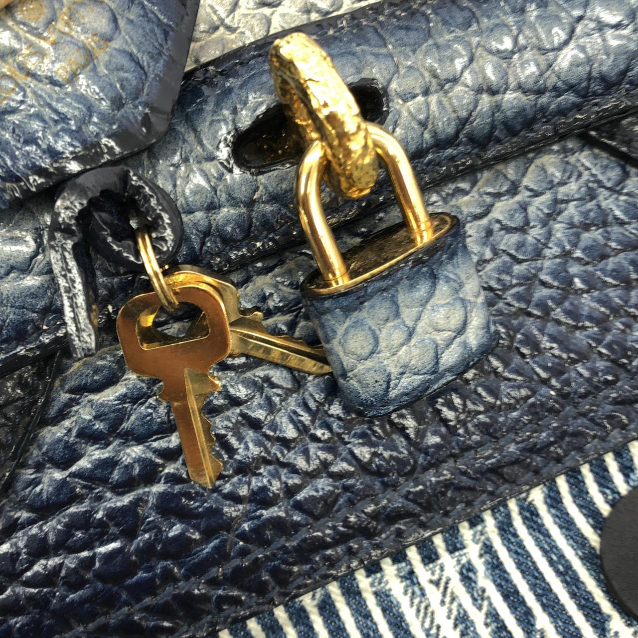 LOUIS VUITTON M95422 手提包 牛仔布 4