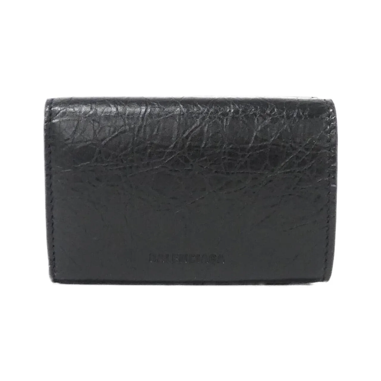 BALENCIAGA 810669 210F6 Wallet Lambskin 黑色 羊皮 新品 - 縮圖 2