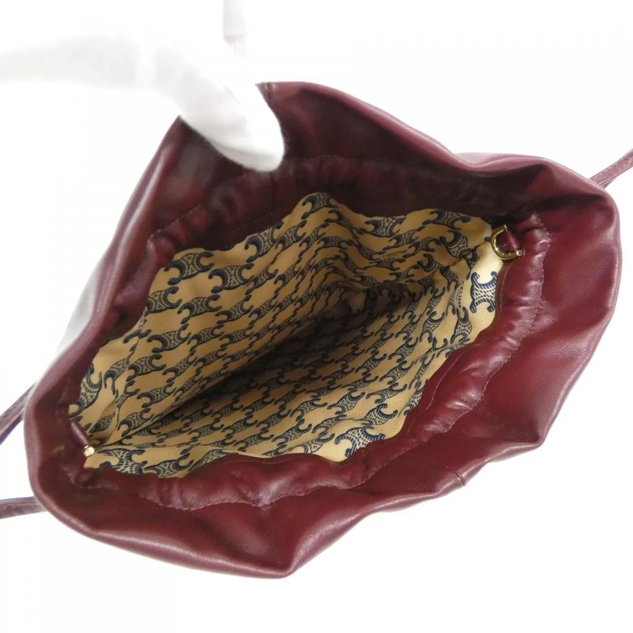 CELINE 123662J79 Handbag Lambskin 黑色 羊皮 新品 - 縮圖 7