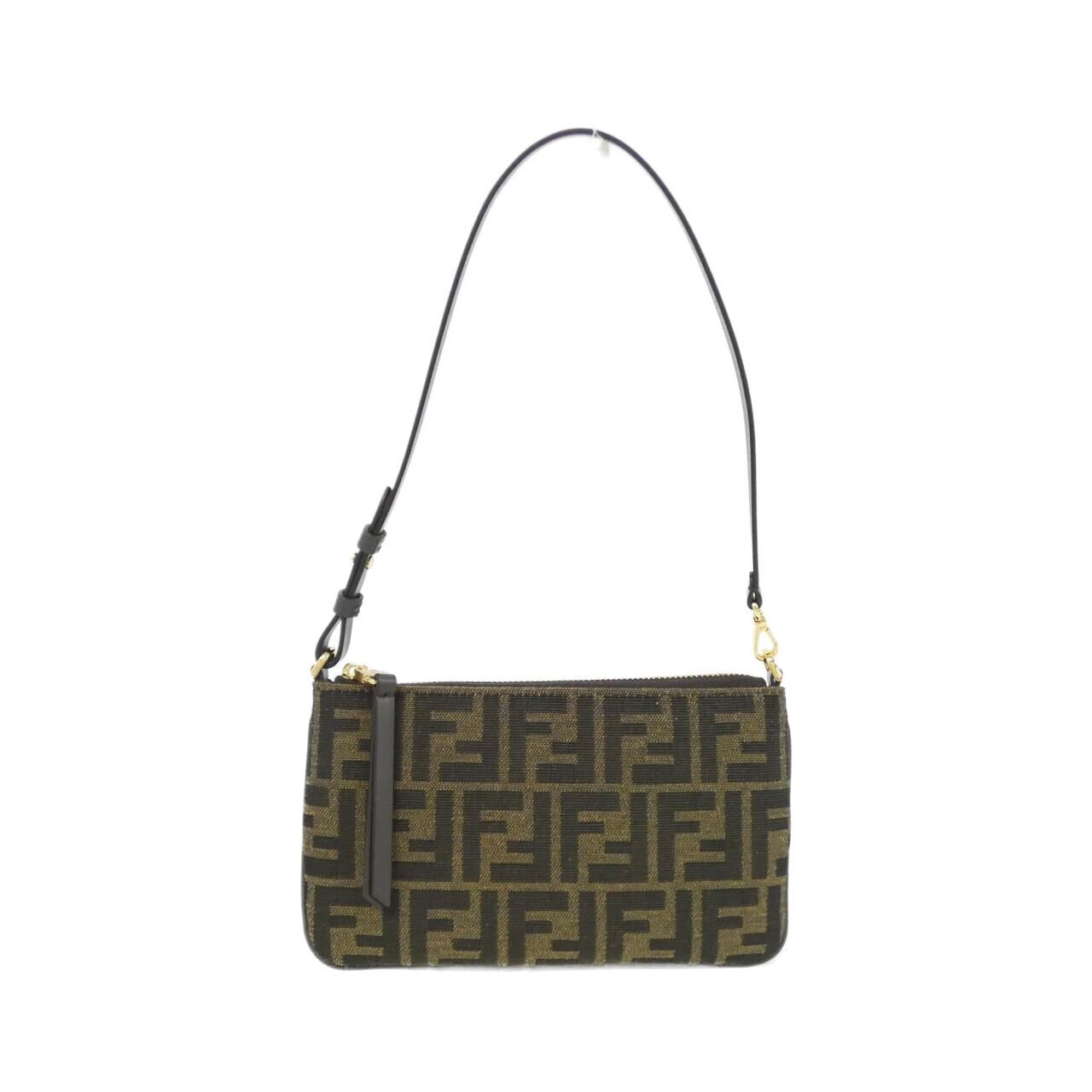 FENDI Baguette 8M0536 A98P Handbag Canvas