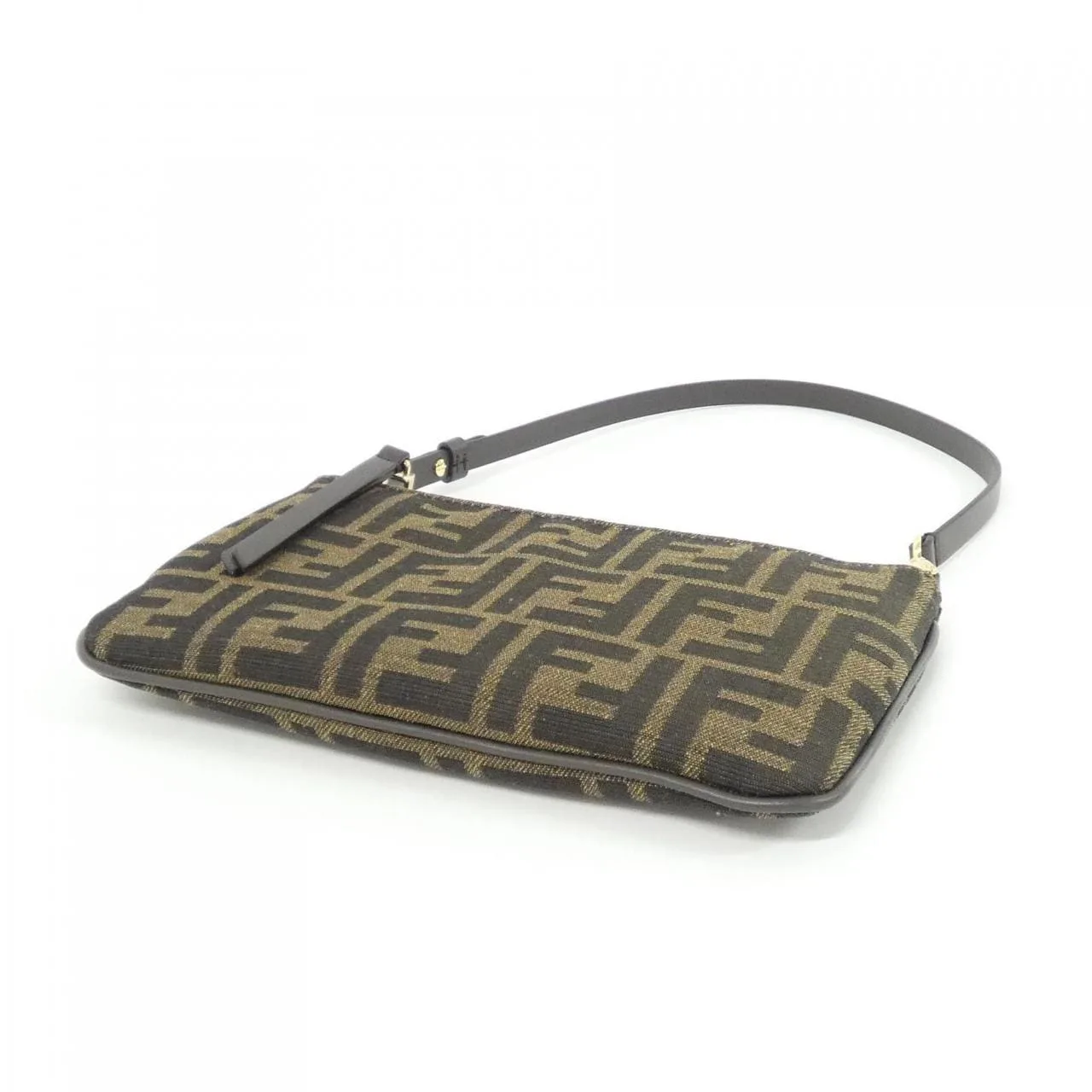 FENDI Baguette 8M0536 A98P Handbag Canvas 黑色 帆布 新品 - 縮圖 2