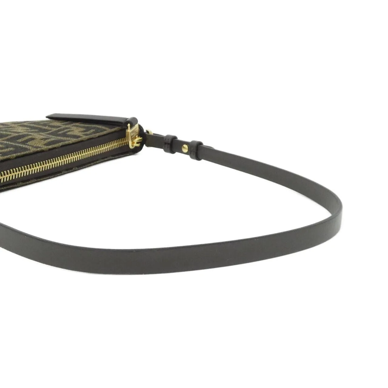 FENDI Baguette 8M0536 A98P Handbag Canvas 黑色 帆布 新品 - 縮圖 4