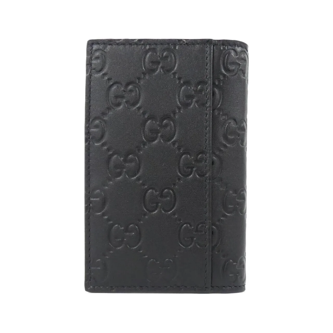 GUCCI 850183 AAFDV Card Case Leather 黑色 皮革 新品 - 縮圖 2